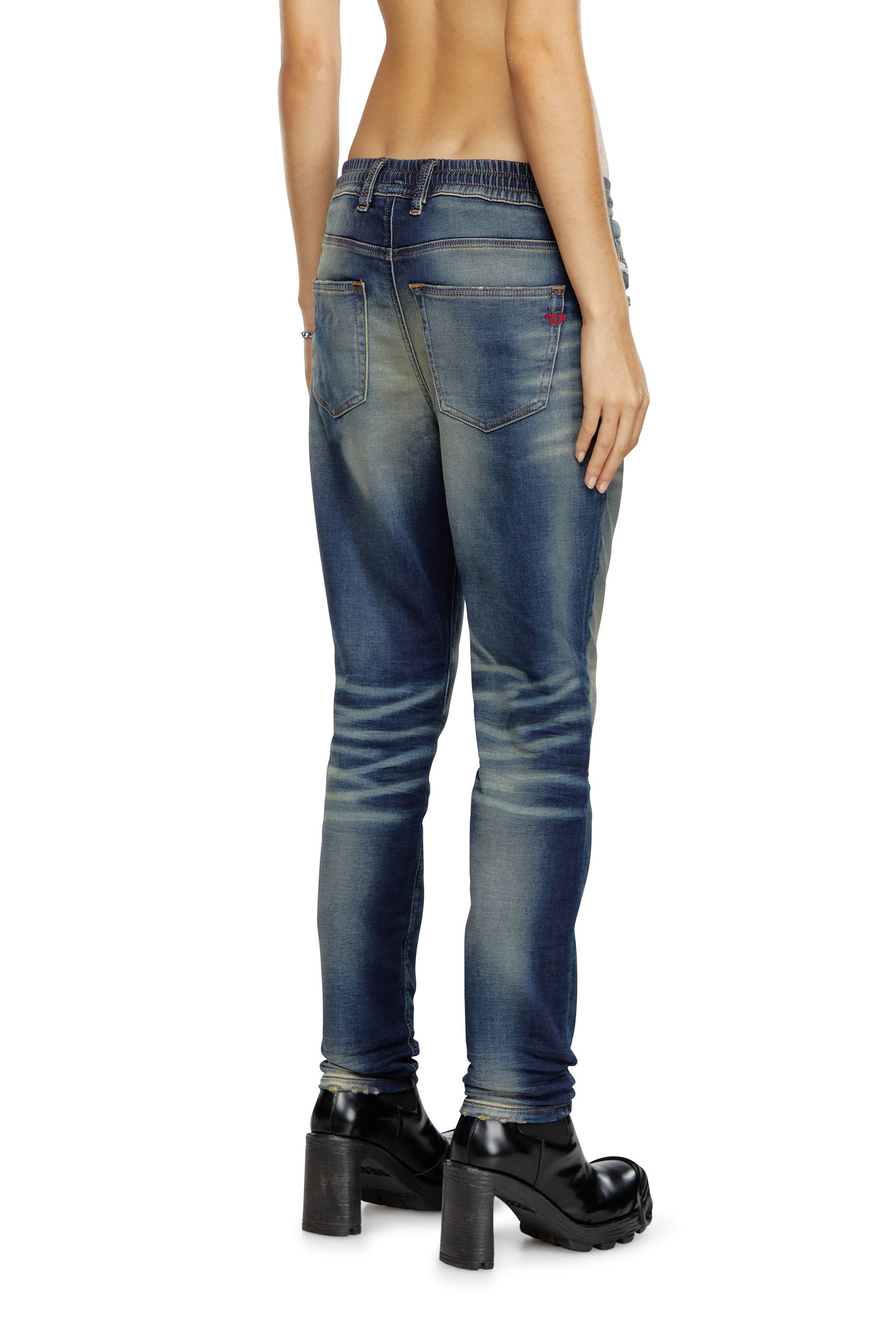 Diesel - Female's Regular 2031 D-Krailey Joggjeans® E68MH, ダークブルー - 4