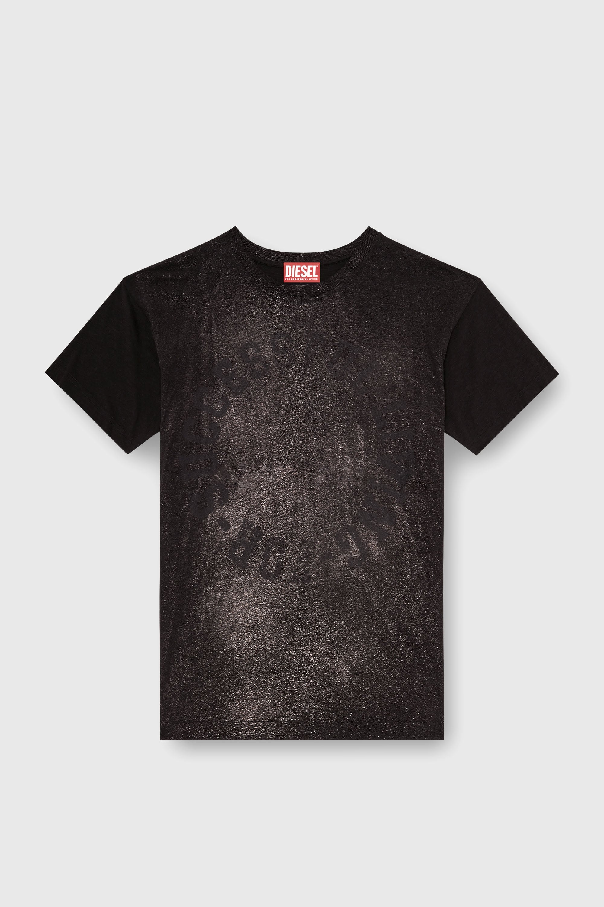 Diesel - T-NORM-AA2, Male's Tシャツ in ブラック - 2
