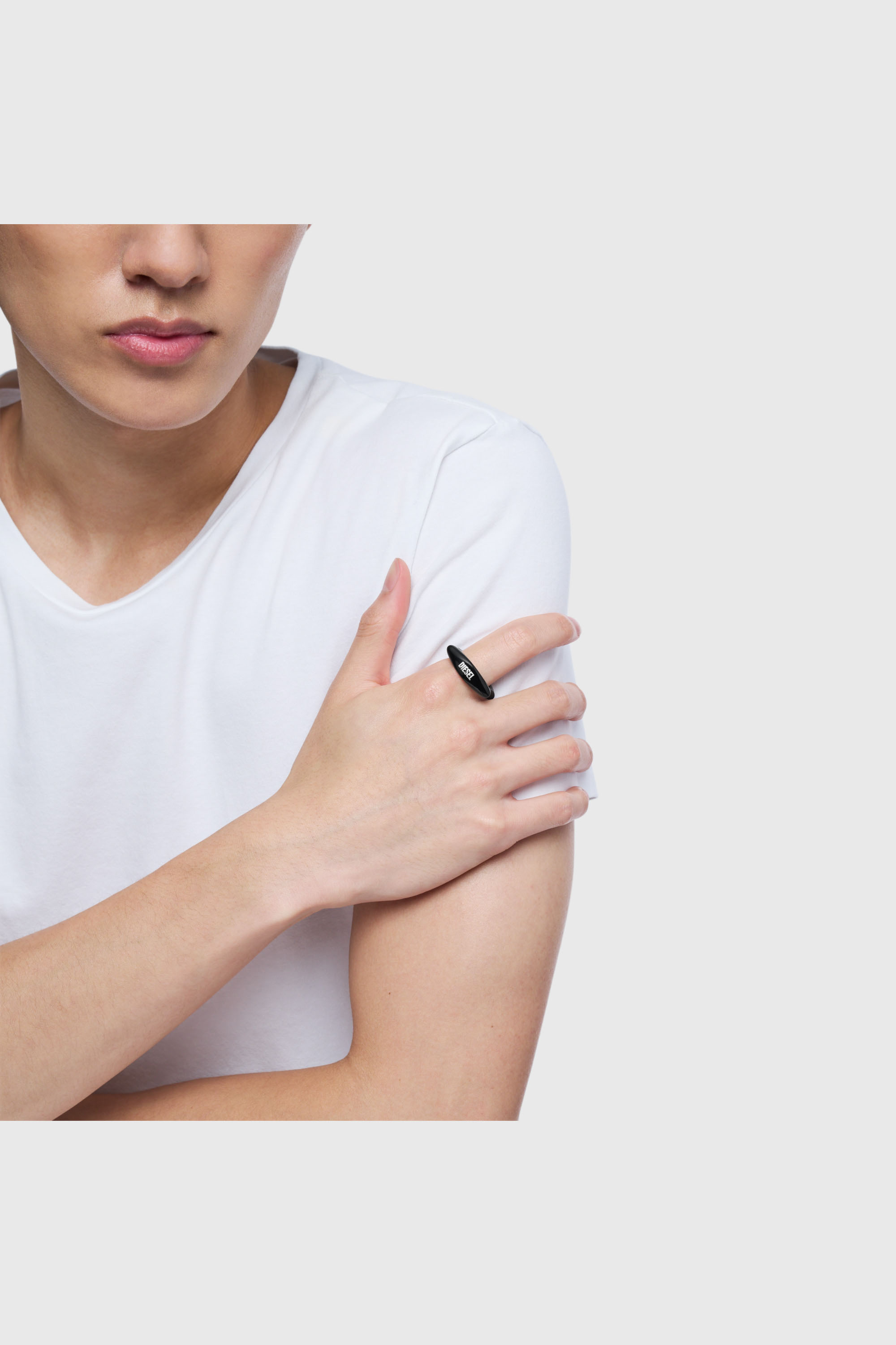 Diesel - DX1632001 JEWELLERY, Unisex's リング in ブラック - 6