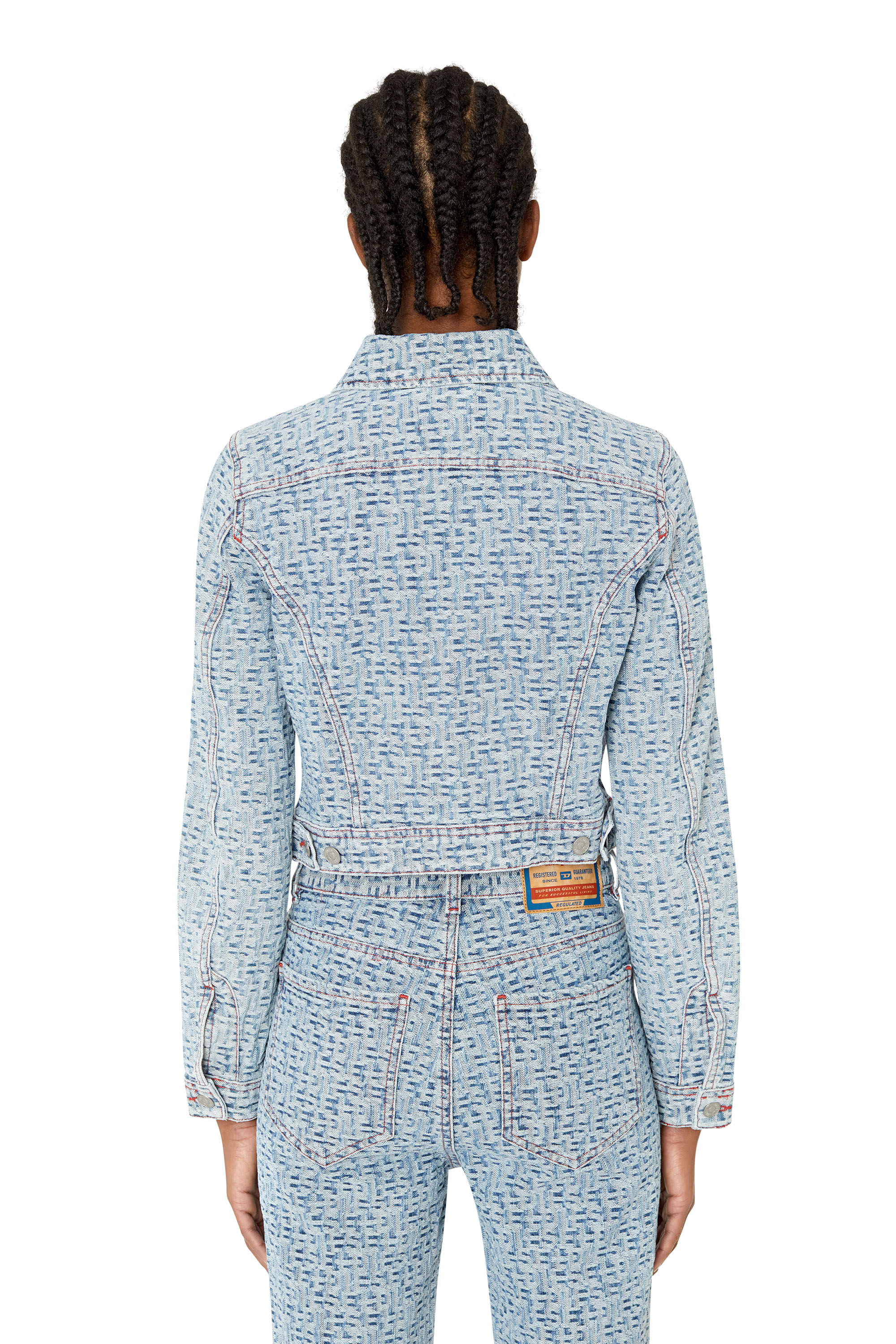 DIESEL De-Slimmy-S メタリック クロップド デニムジャケット A04906_09E37_01_E.jpg