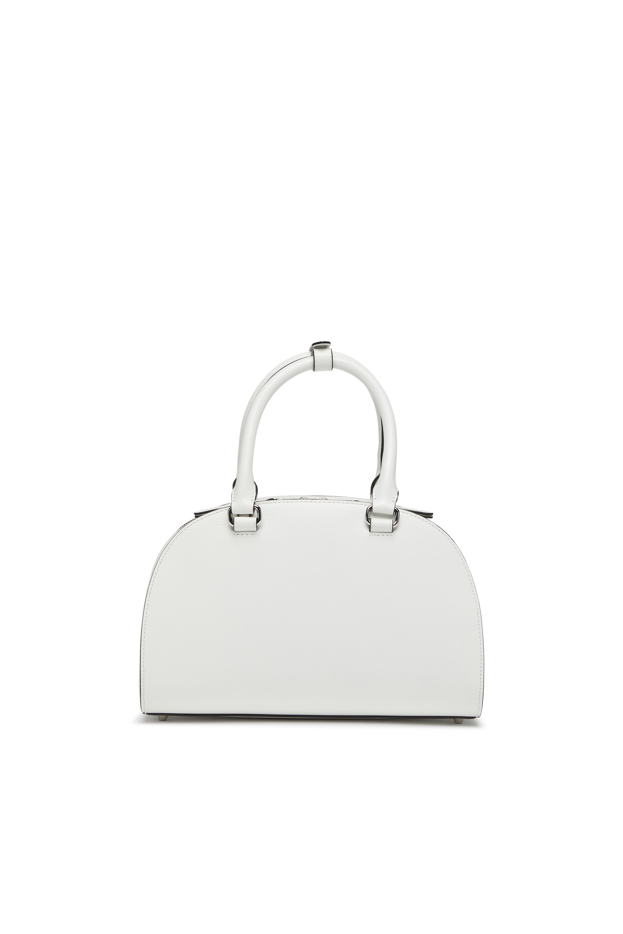 Diesel - 1DR DOME TOP HANDLE, Female's Leather bowling bag in ホワイト - 2