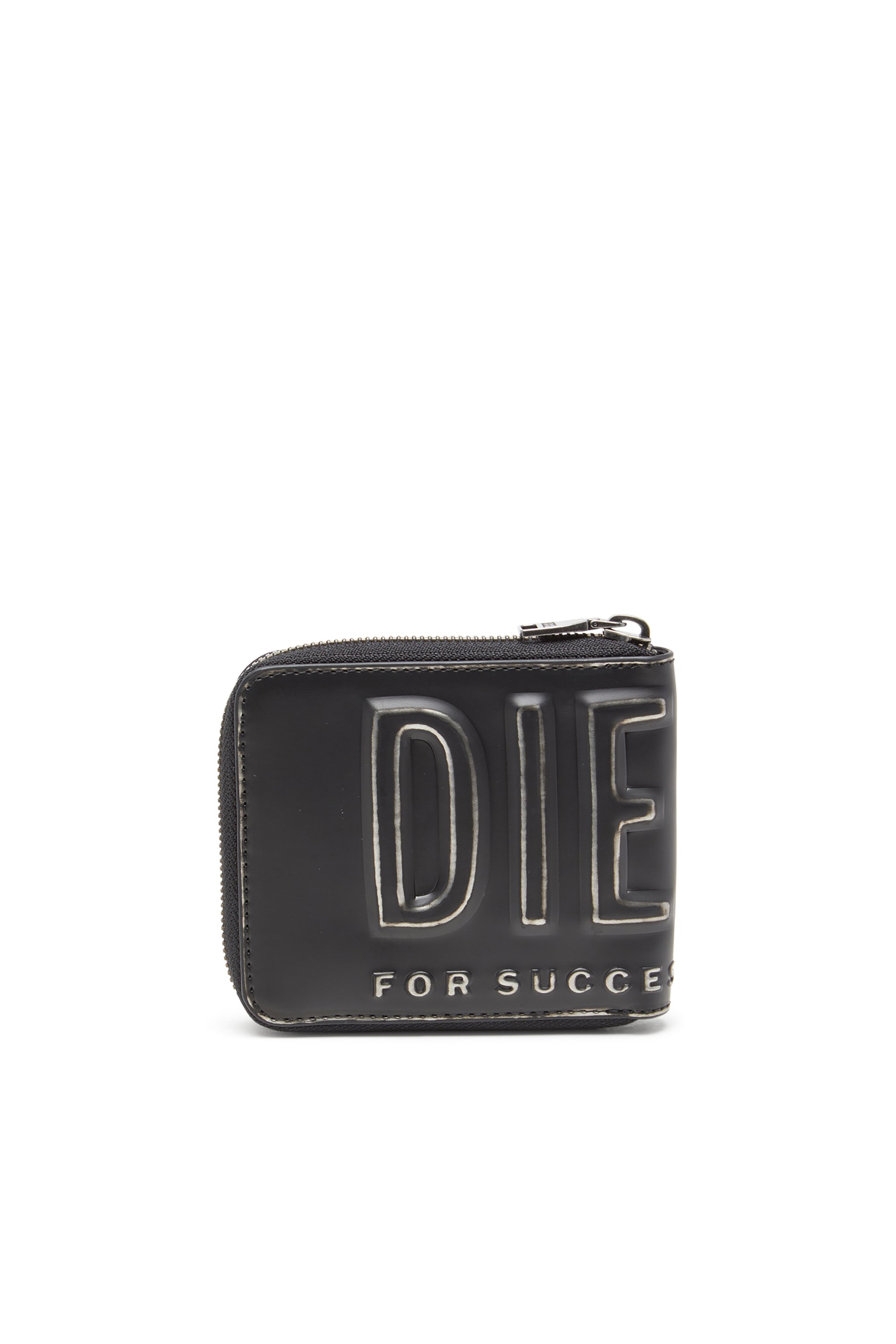 Diesel - DSL 3D- BI FOLD COIN ZIP XS, Male's 二つ折りウォレット in ブラック - 2