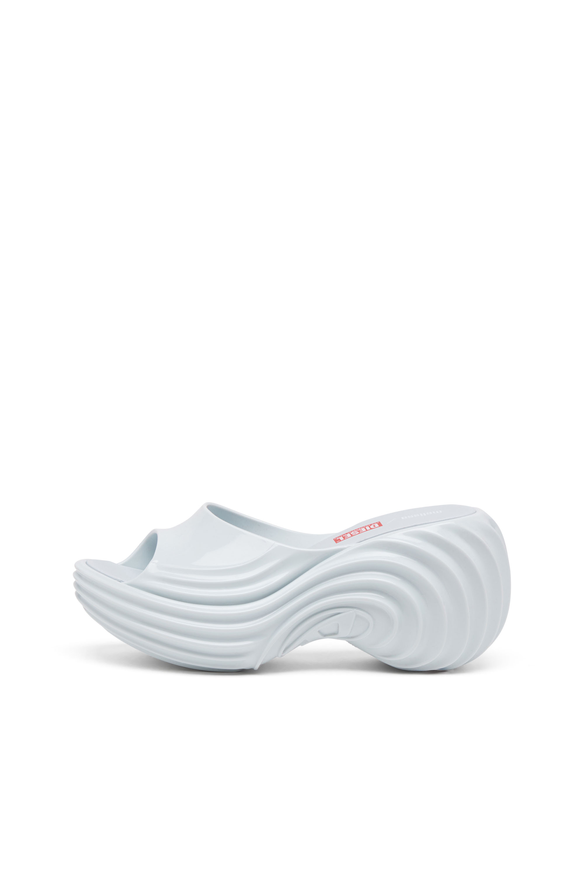 Diesel - MELISSA QUANTUM PLATFORM, Female's Platform mule in Melflex® in ライトブルー - 8