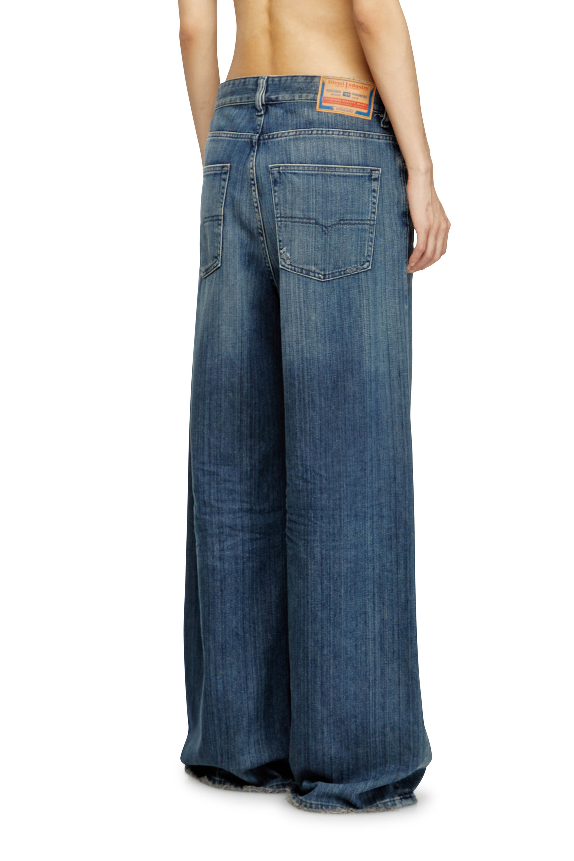 Diesel - Female's Relaxed Jeans 1996 D-Sire 09M09, ダークブルー - 4