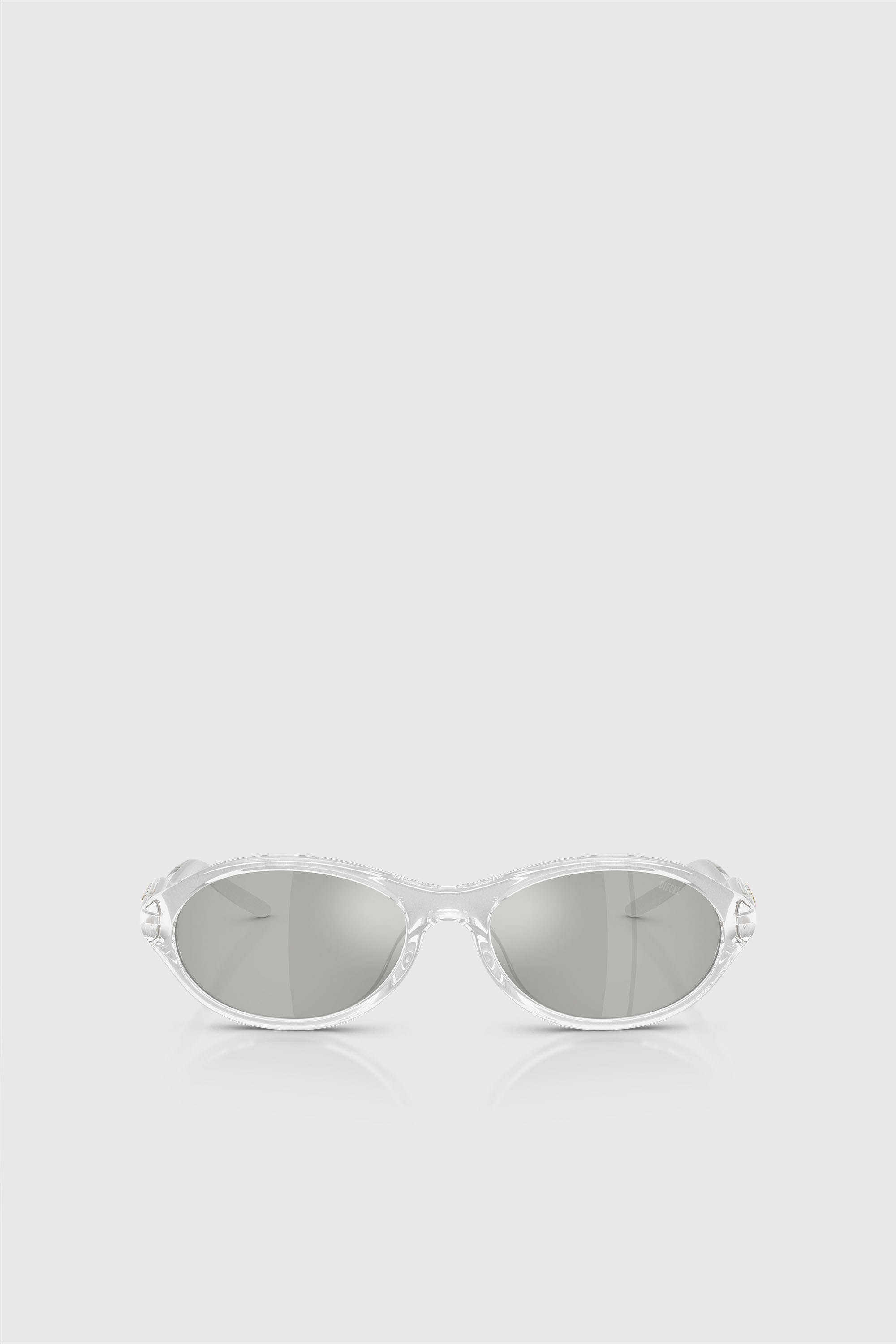 Diesel - 0DL3024U, Unisex's Oval Sunglasses in シルバー - 1