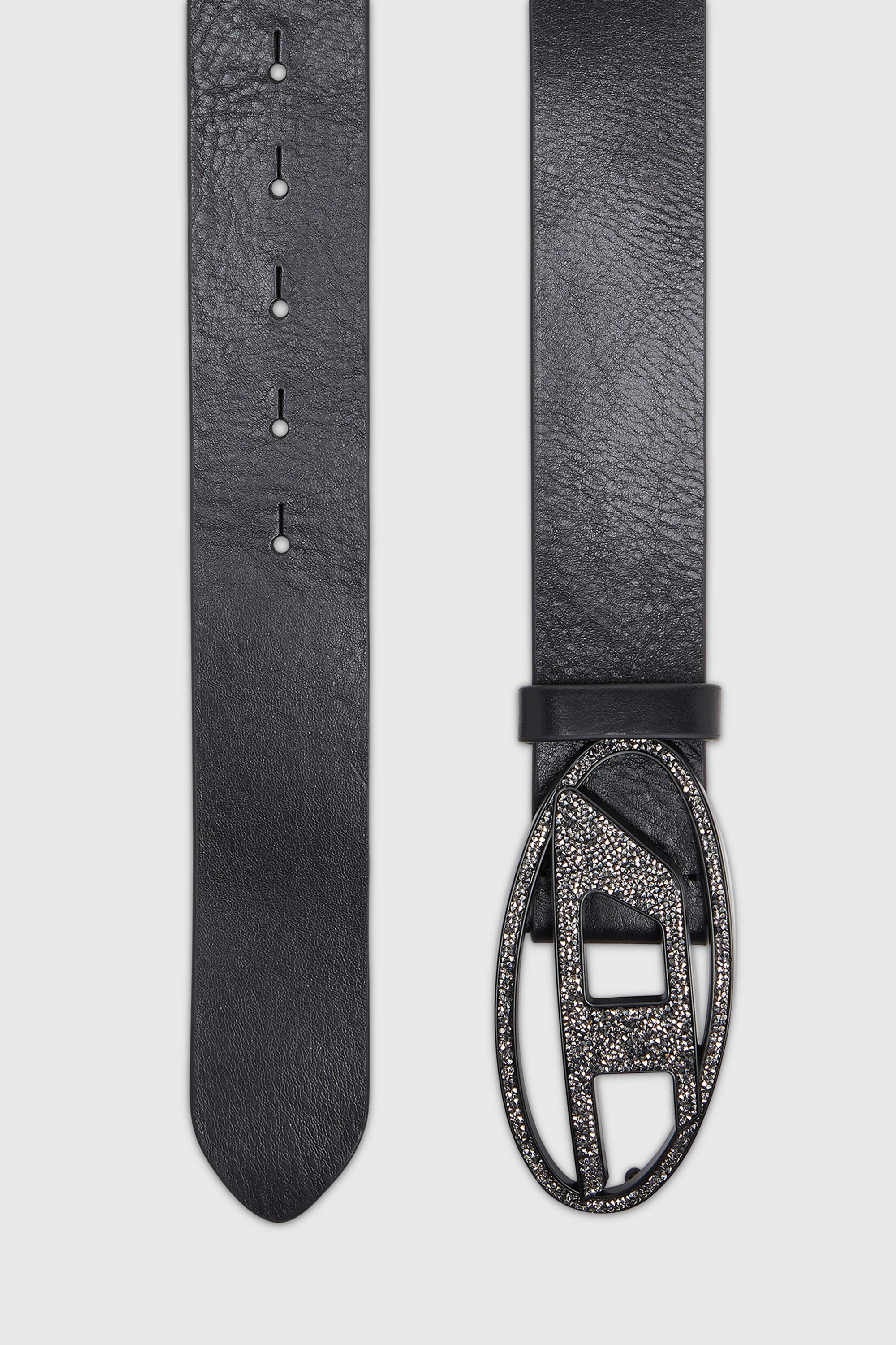 Diesel - B-1DR LTH CRISTAL ROCK, Female's レザーベルト in ブラック - 2