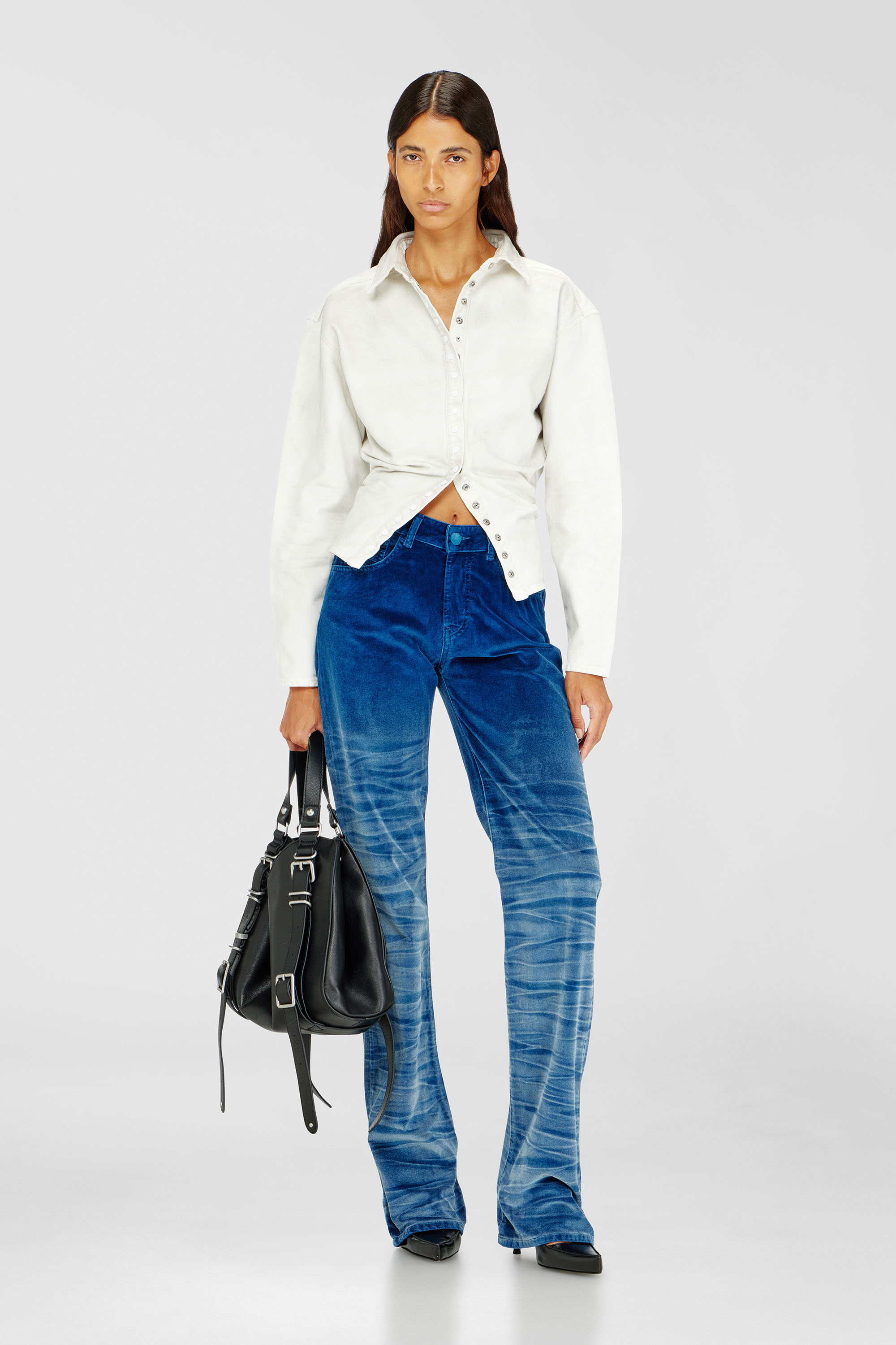 Diesel - Female's Regular Jeans D-Lie 003PF, ダークブルー - 1