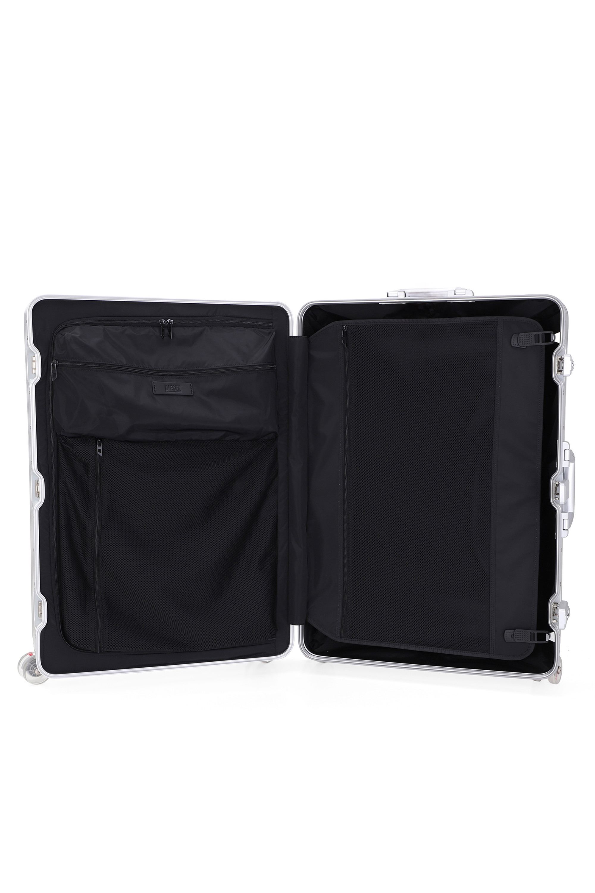 Diesel - DIESEL ALUMINUM TROLLEY- DSL002, Unisex's Aluminum suitcase size L in シルバー - 4