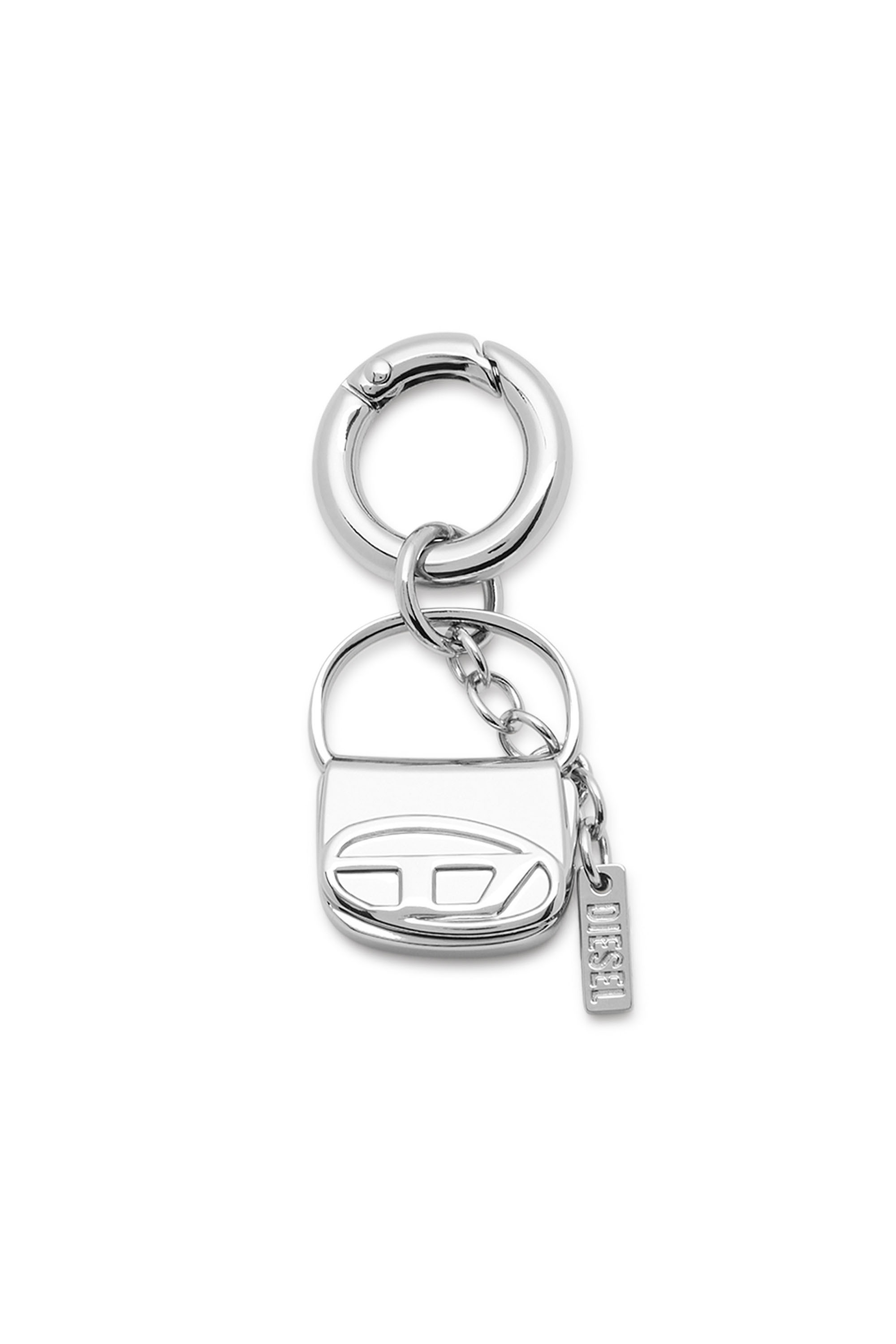 Diesel - CHARM-1DR, Female's Metal charm with mini 1DR charm in シルバー - 1