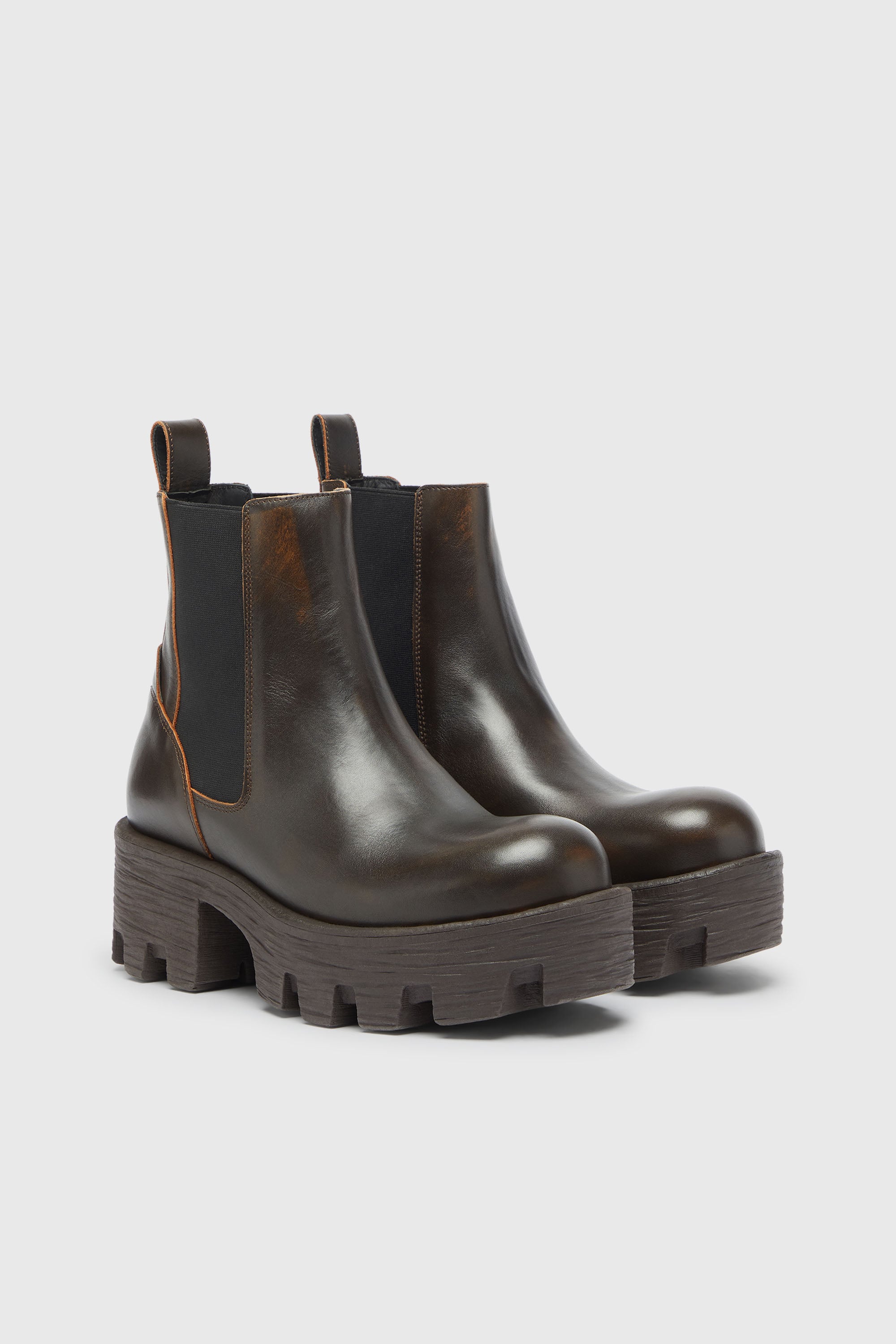 Diesel - D-HAMMER CHUNKY W, Female's ブーツ in ブラウン - 2