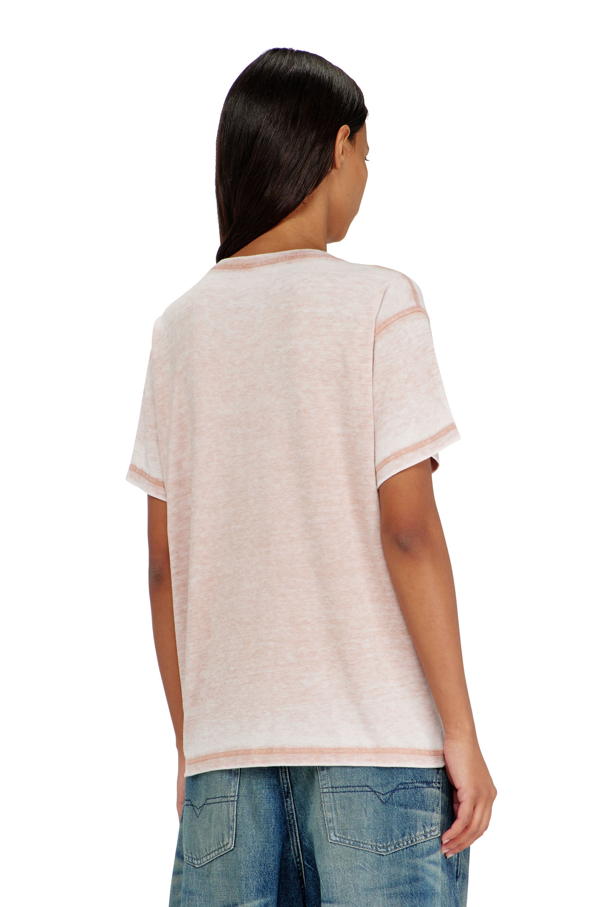 Diesel - T-NORMY-AA5, Female's Tシャツ in フェースパウダー - 4