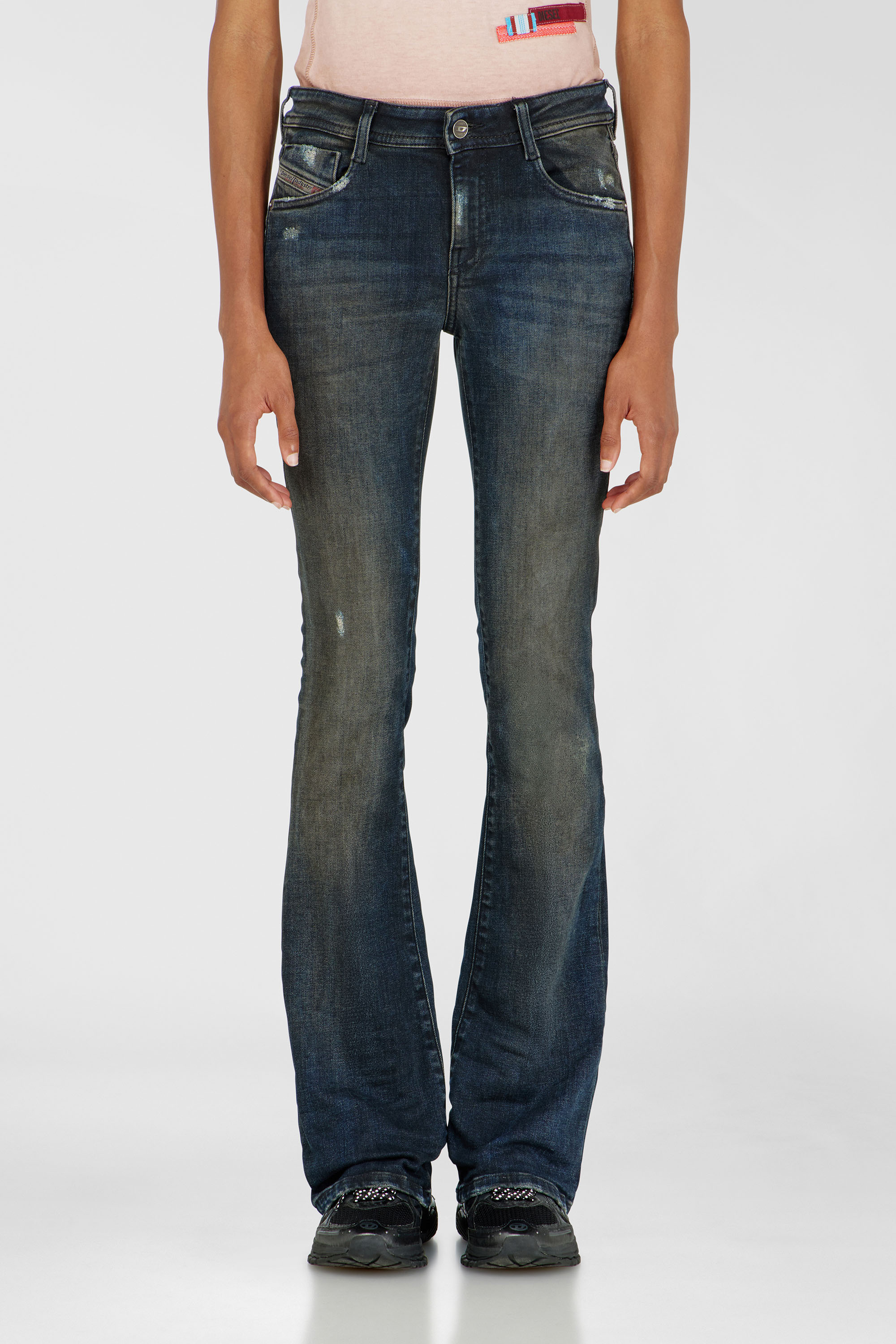 Diesel - Female's Bootcut Jeans 1969 D-Ebbey 09P69, ダークブルー - 4