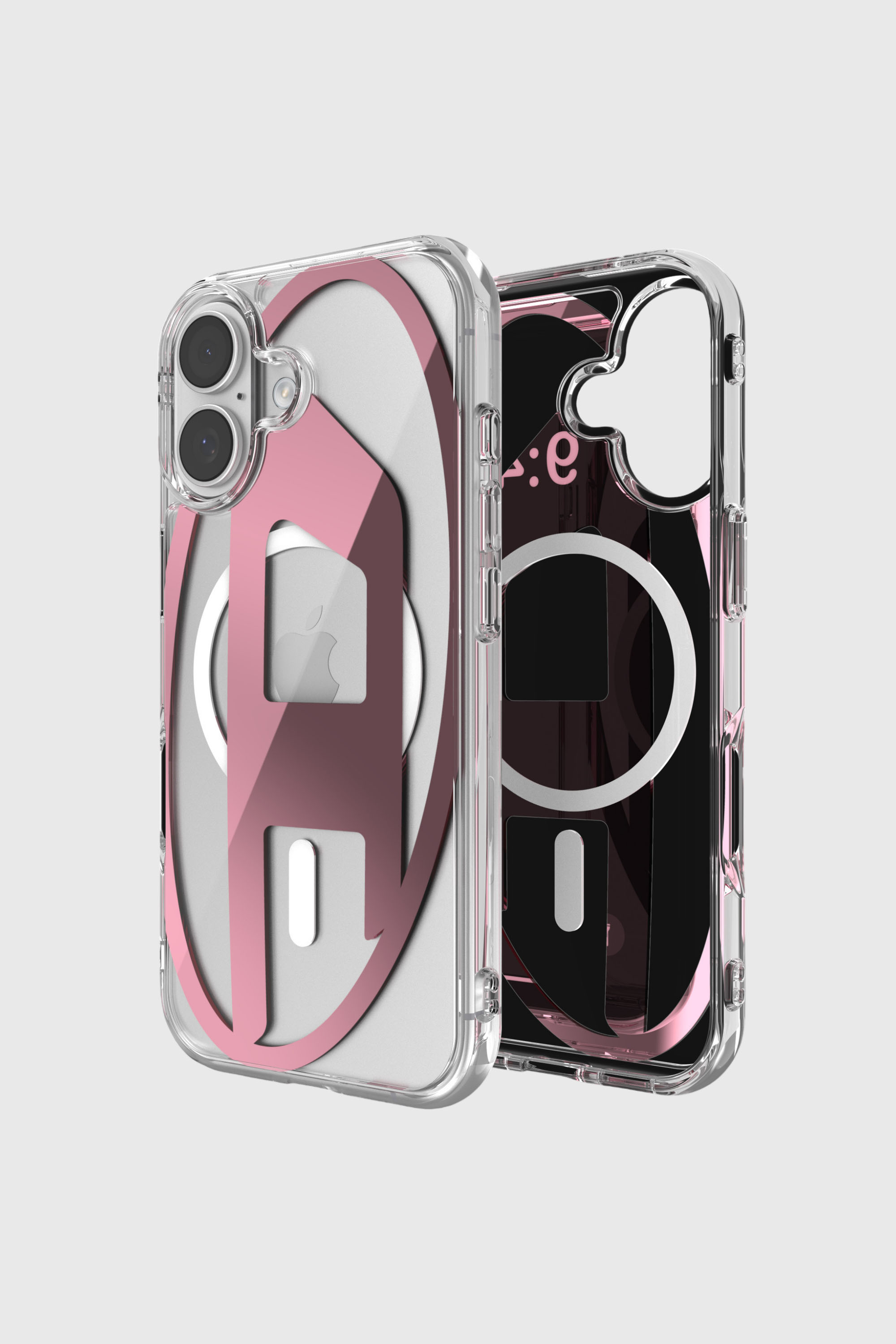 Diesel - 60419 AOP CASE, Unisex's IPHONE 17 in ピンク / ホワイト - 1