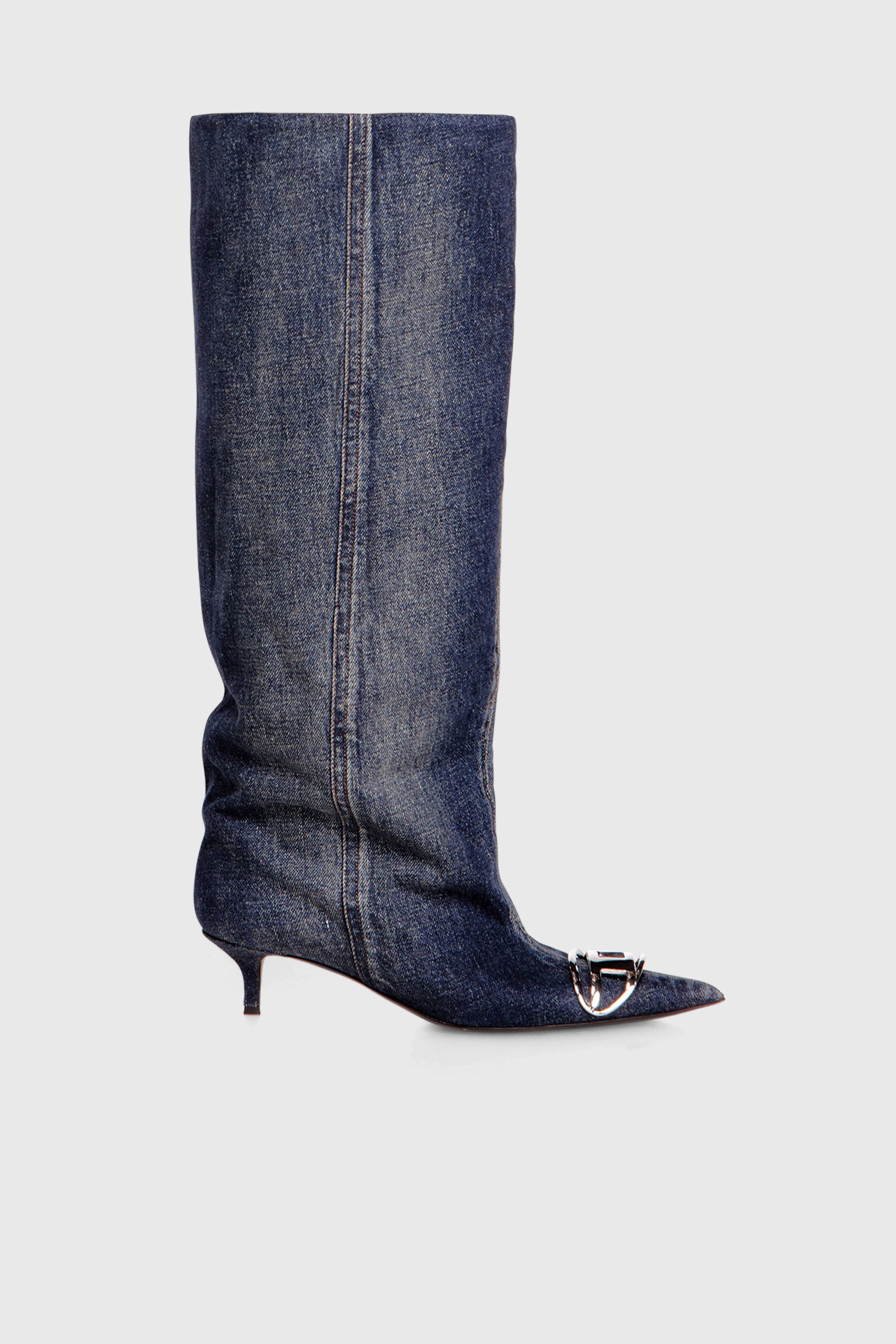 Diesel - D-VENUS KB SLOUCHY, Female's ロングブーツ in ダークブルー - 1