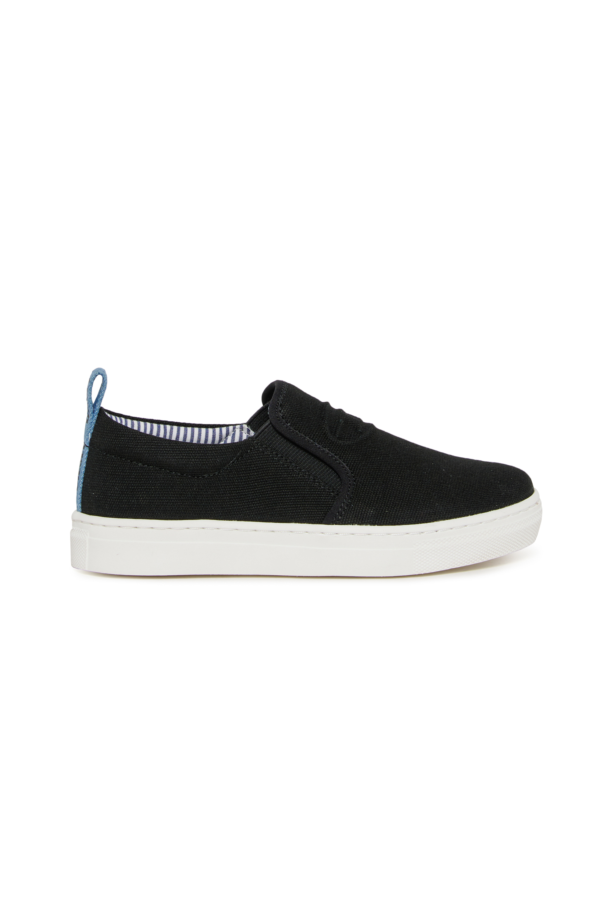 Diesel - S-SLIPGAB, Unisex's S-SLIPGAB-Slip-on sneakers in cotton in ブラック - 1