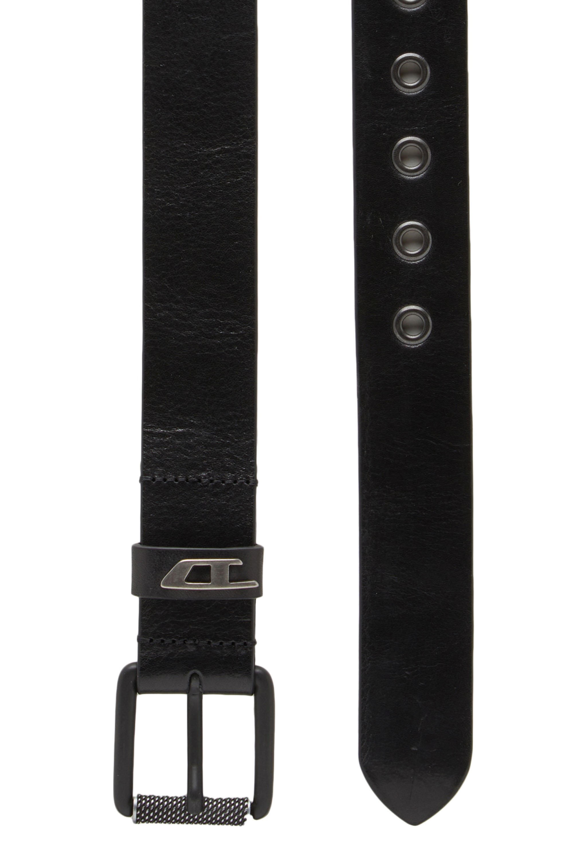 Diesel - B-DAVE II, Male's カウレザー ベルト in ブラック - 2