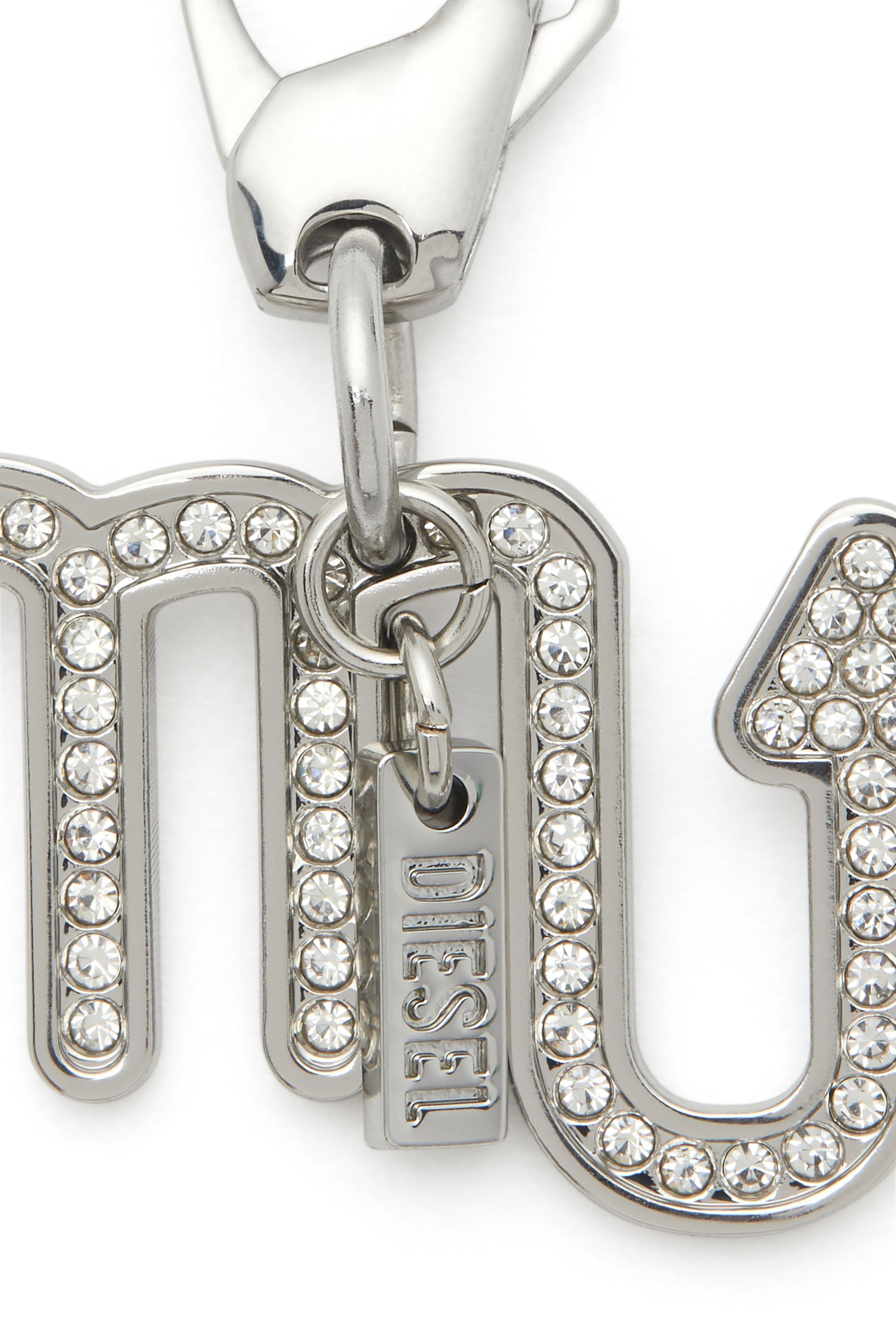 Diesel - CHARM SCORPIO, Unisex's Metal Scorpio charm with rhinestones in シルバー - 2