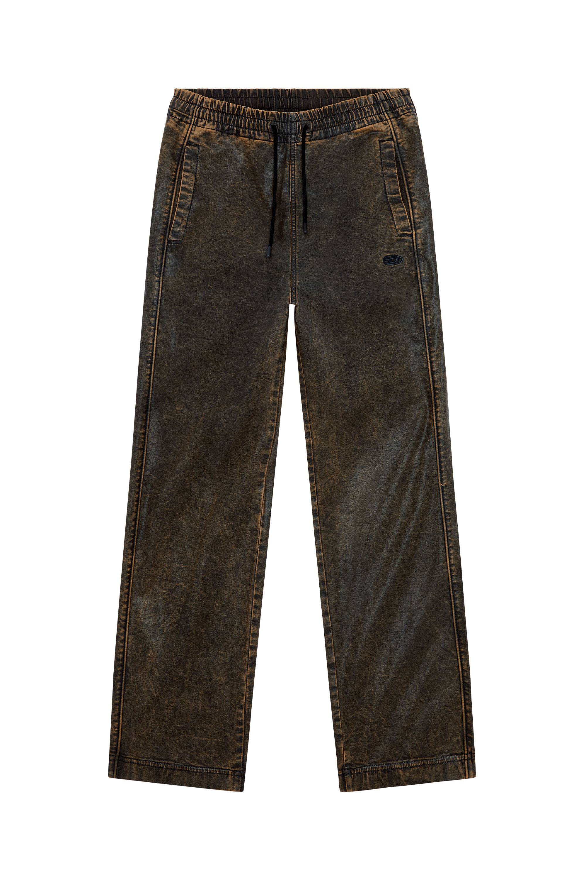 Diesel - Straight D-Martians Track Denim 068KR, ブラック/ブラウン - Image 5