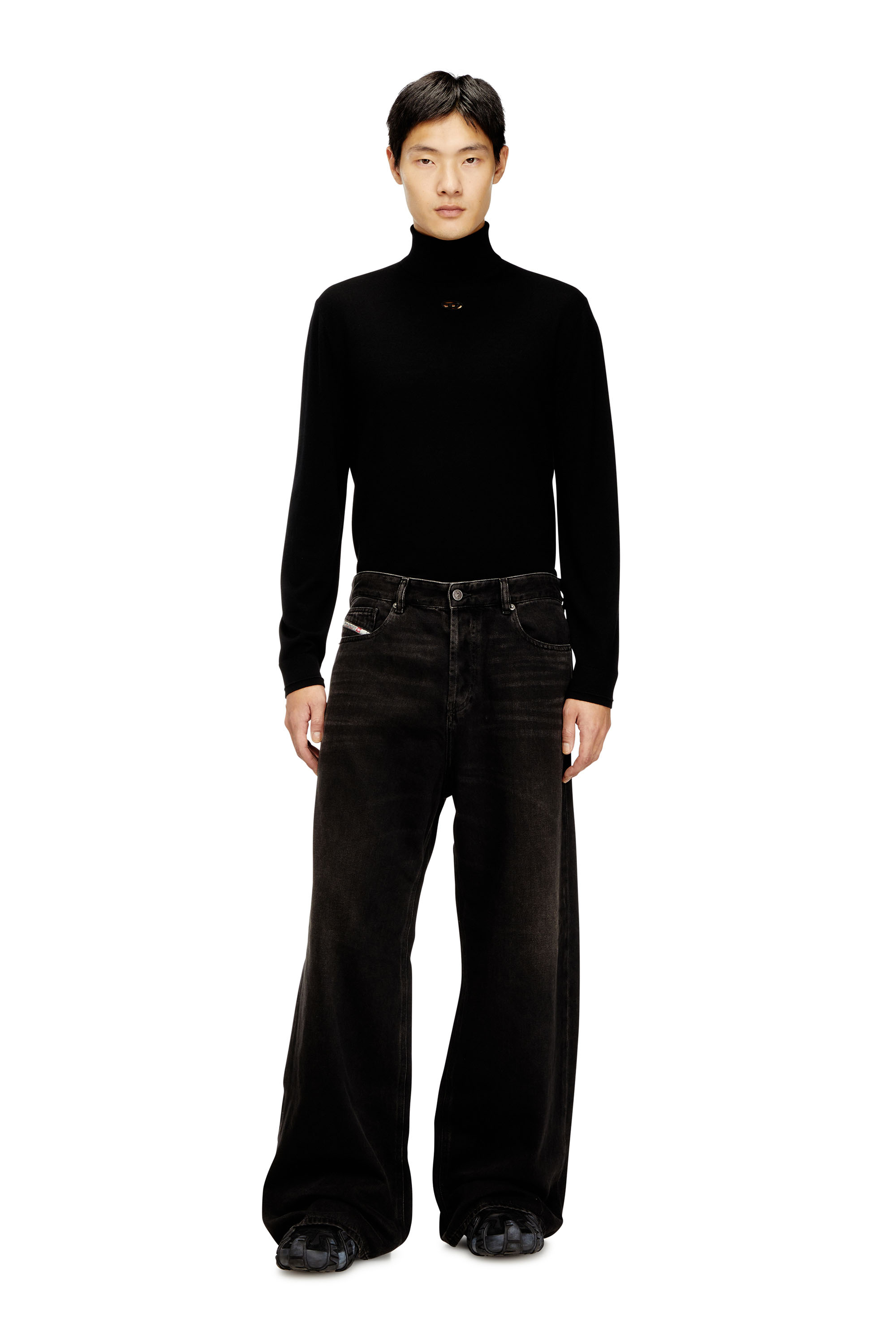 Diesel - Female's Relaxed Jeans 1996 D-Sire 09J96, ブラック/ダークグレー - 7