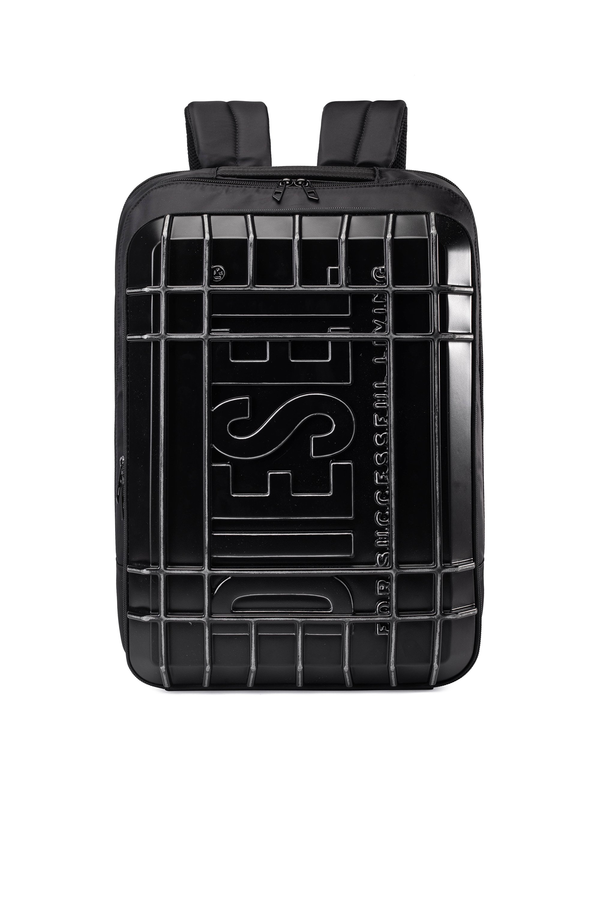 Diesel - DIESEL PC STRONG IMAGE BACKPACK- DSB005, Unisex's Rugged travel backpack in ブラック - 1