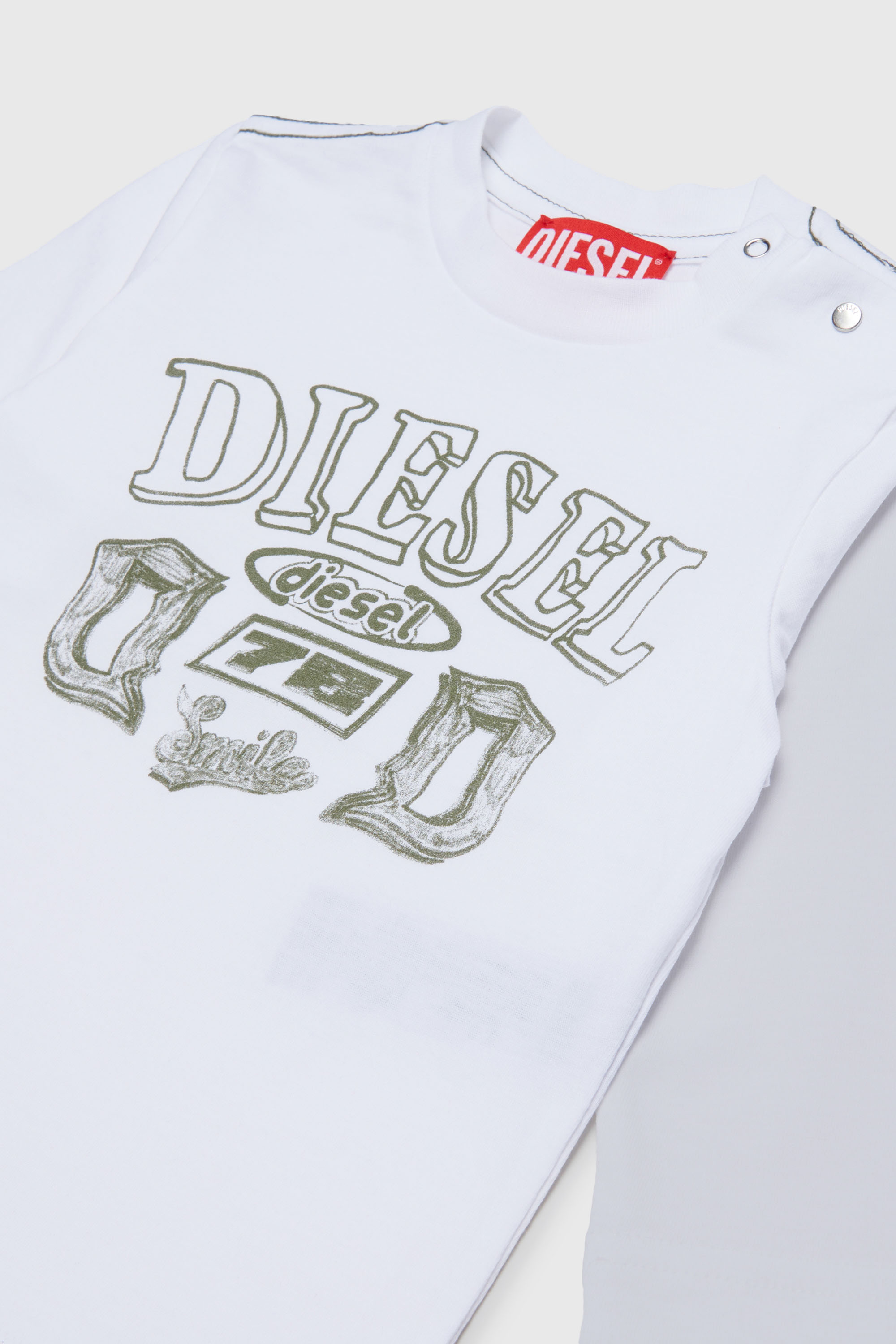 Diesel - TBANB, Male's Tシャツ in ホワイト - 3