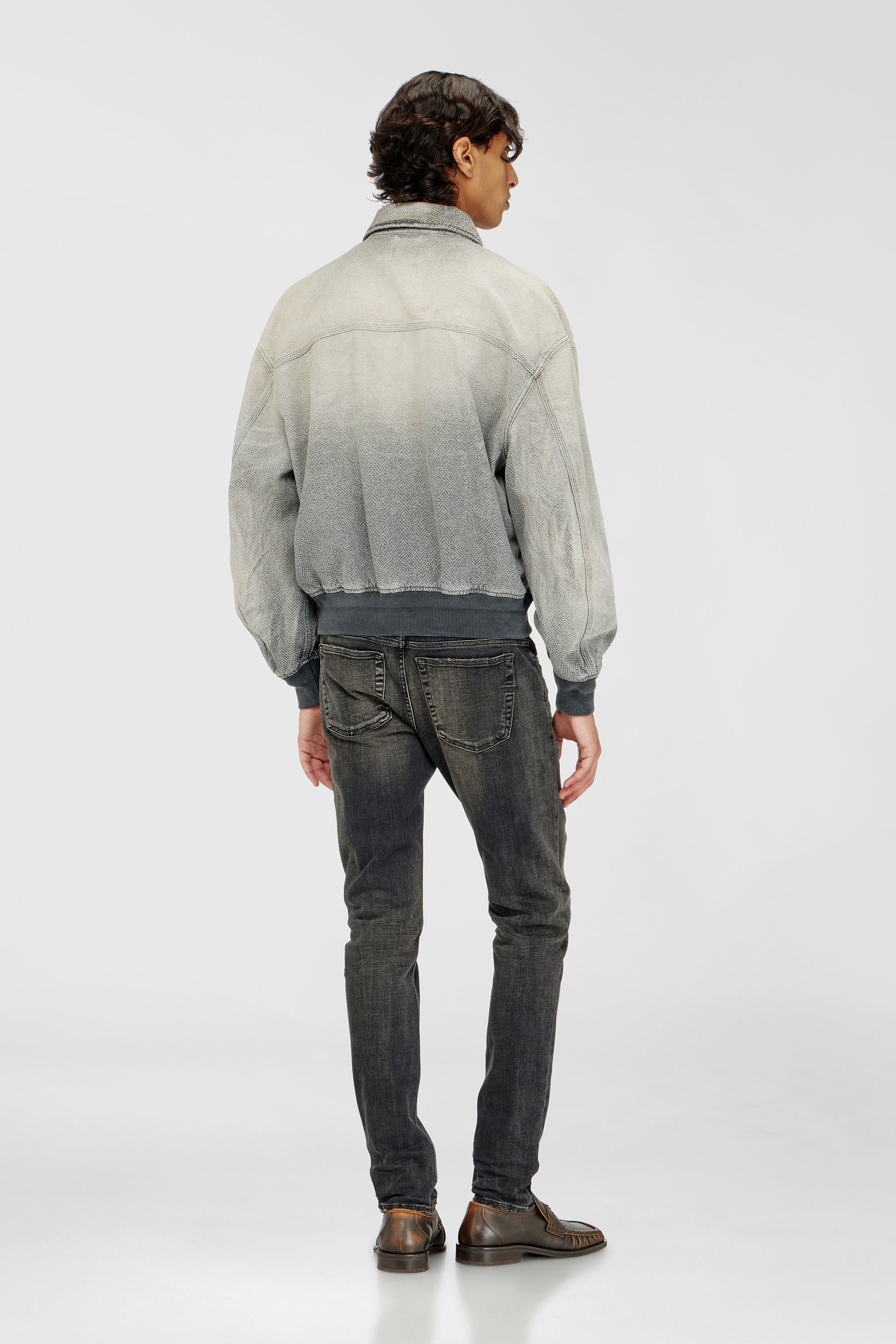 Diesel - Male's Skinny Jeans 1979 Sleenker 09P77, ブラック/ダークグレー - 3