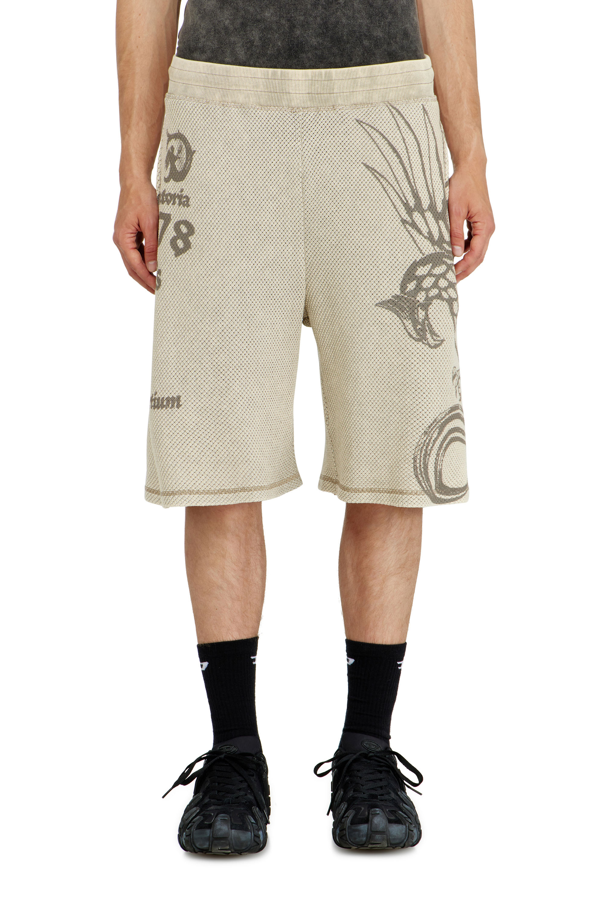 Diesel - P-ERRY, Male's ショートパンツ in ベージュ - 2