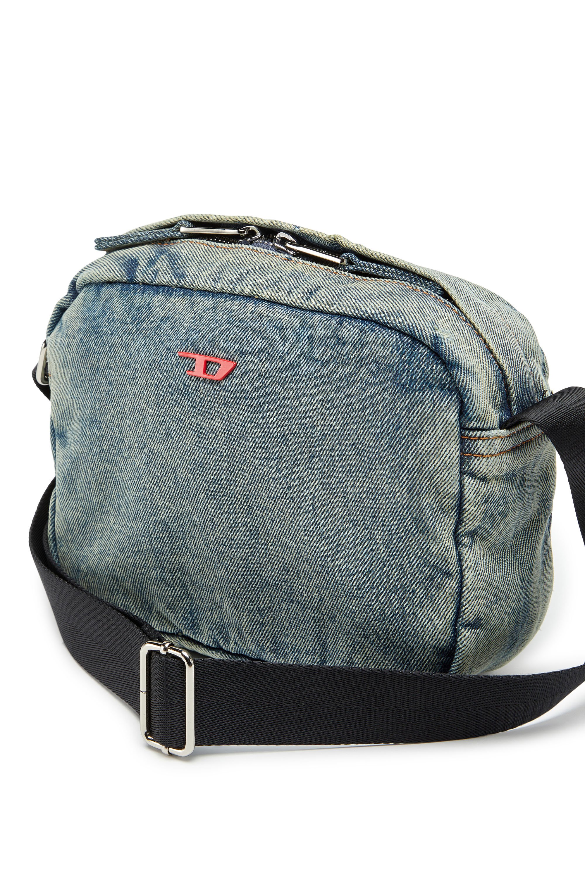 Diesel - RAVE CAMERA BAG X, Male's Rave-Camera bag in solarised denim in ブルー - 5