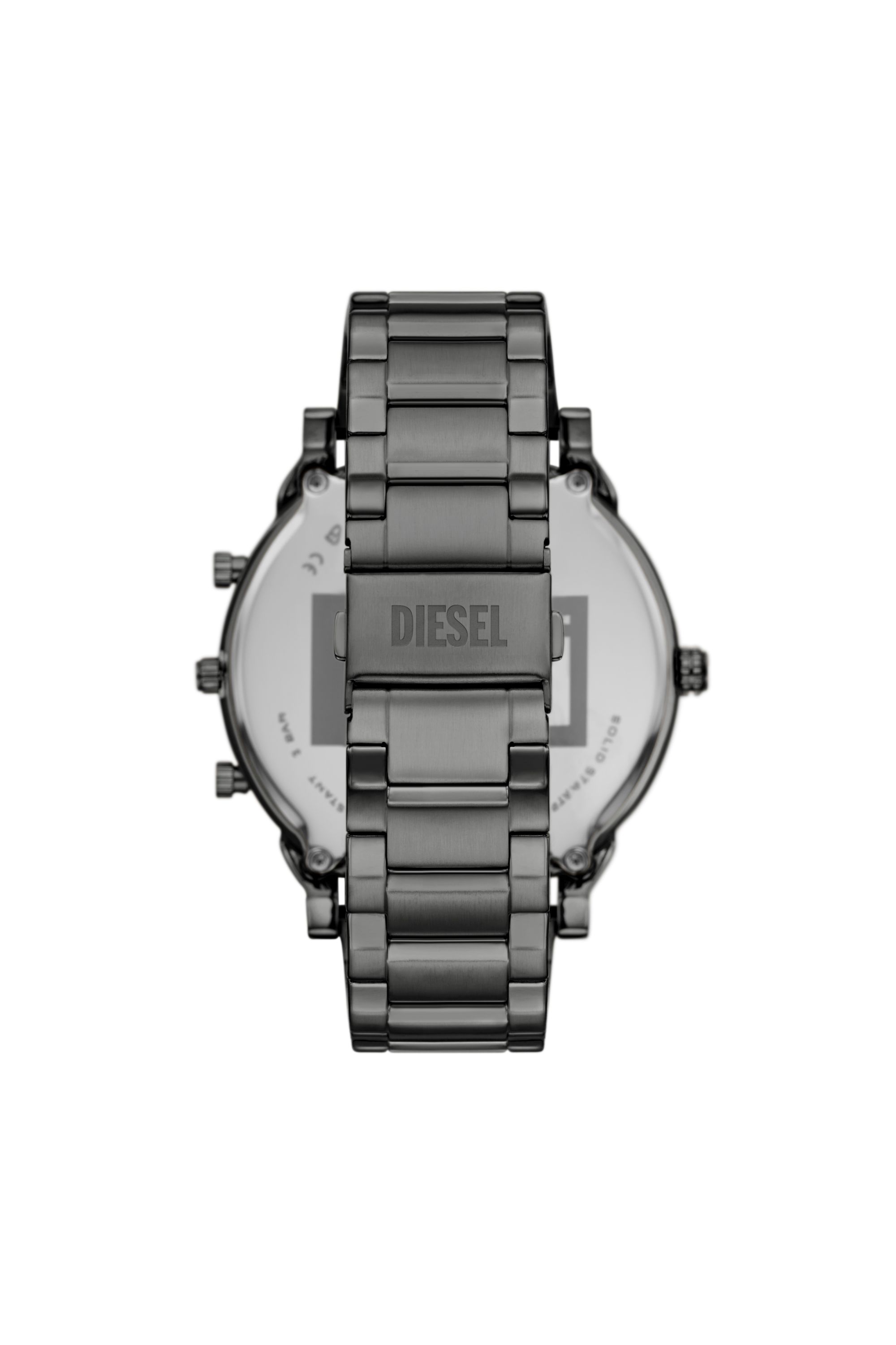 Diesel - DZ7488 WATCH, Male's Mr. Daddy Slim Multi-Movement Stainless Steel Watch in ダークグレー - 2