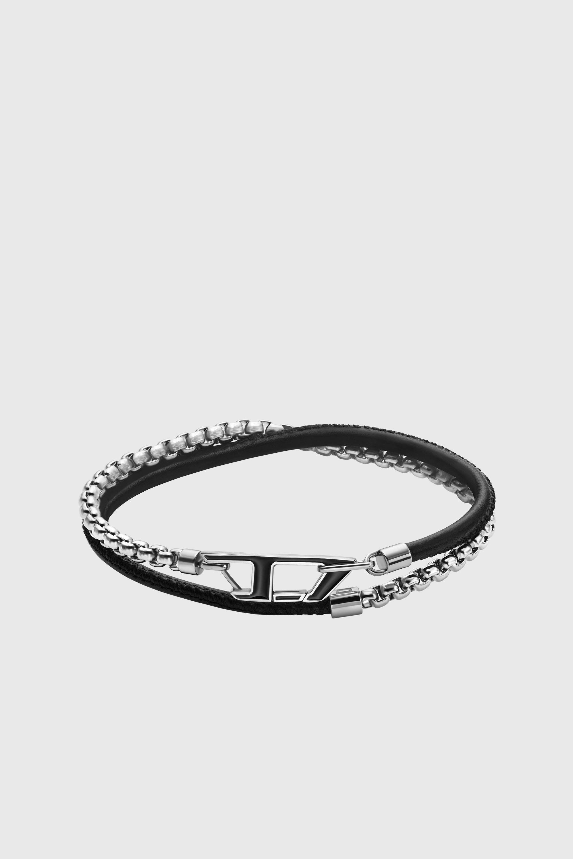 Diesel - DX1472, Unisex's ブレスレット in シルバー/ブラック - 1