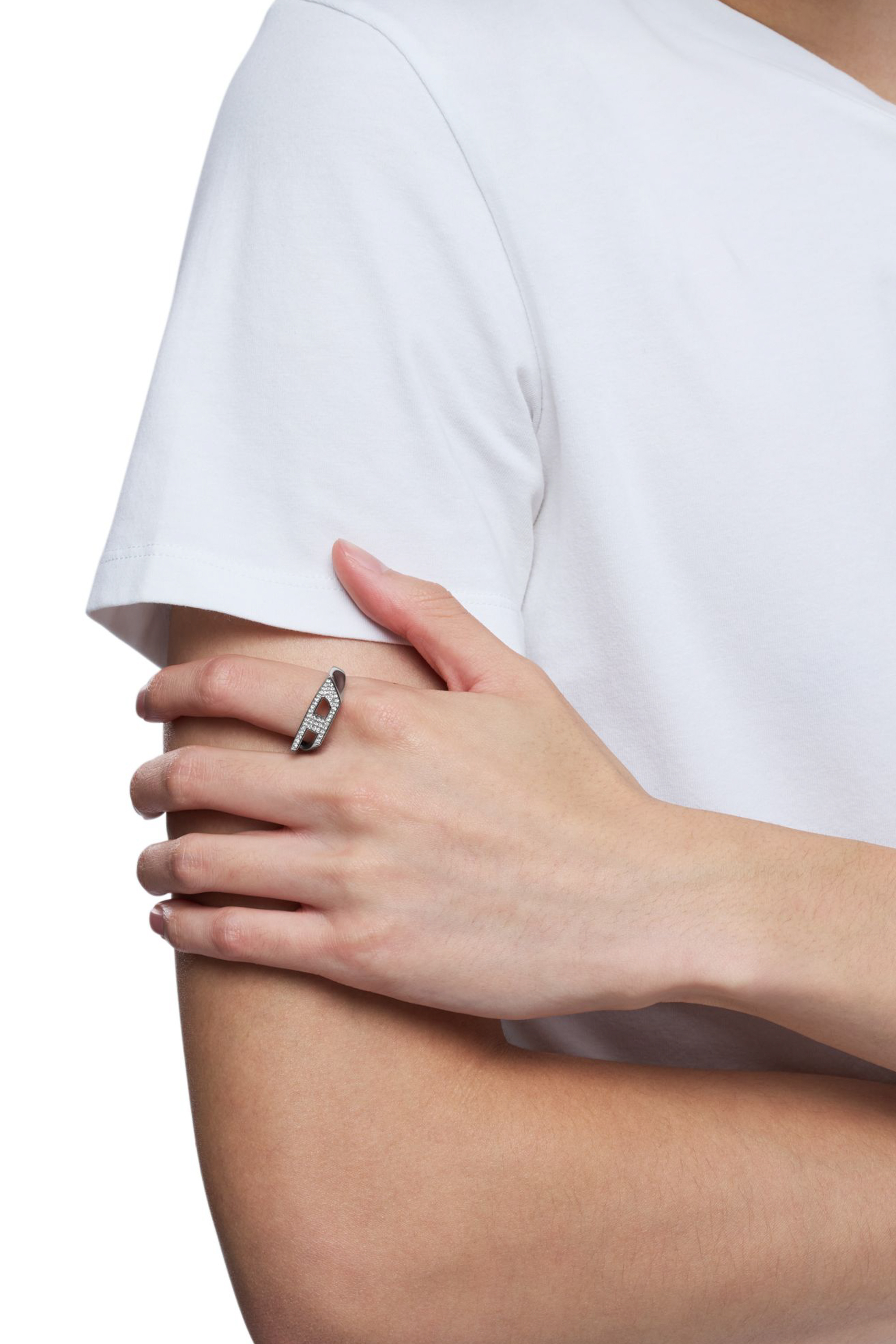 Diesel - DX1629040 JEWELLERY, Unisex's リング in シルバー - 5