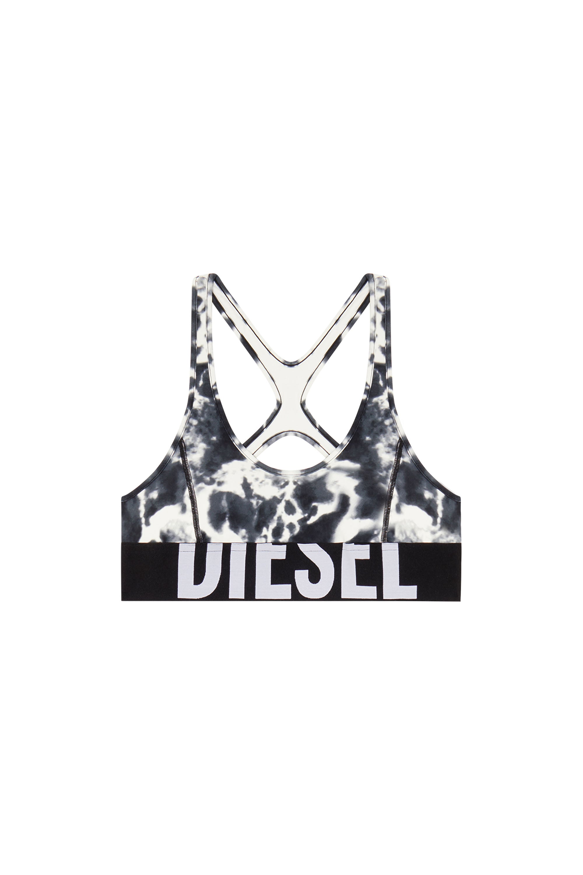Diesel - ALLISON-D-POP, Female's スポーツブラ in ホワイト/ブラック - 4