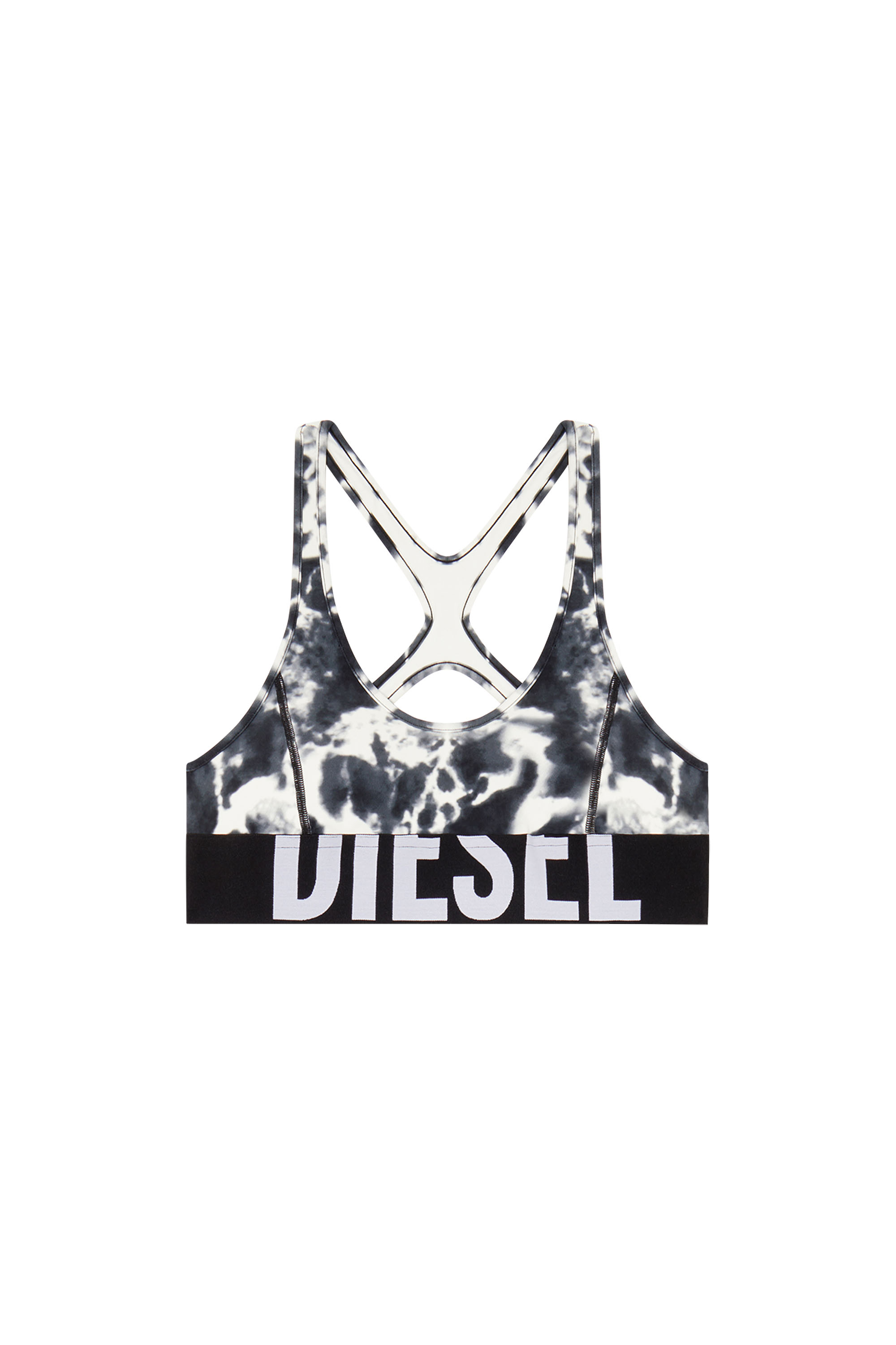 Diesel - ALLISON-D-POP, Female's スポーツブラ in ホワイト/ブラック - 2