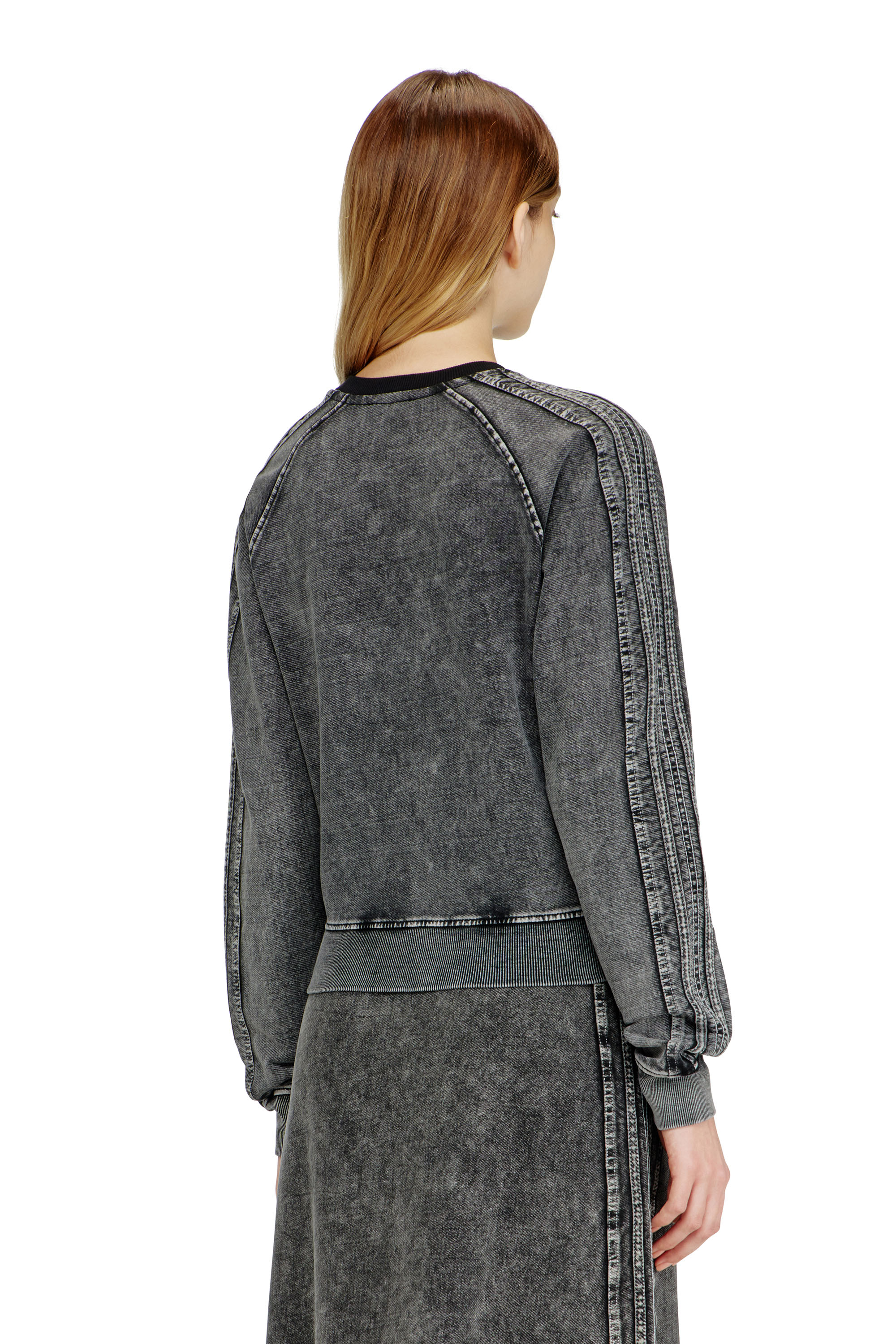 Diesel - F-ALPY, Female's プルオーバースウェット in ダークグレー - 4