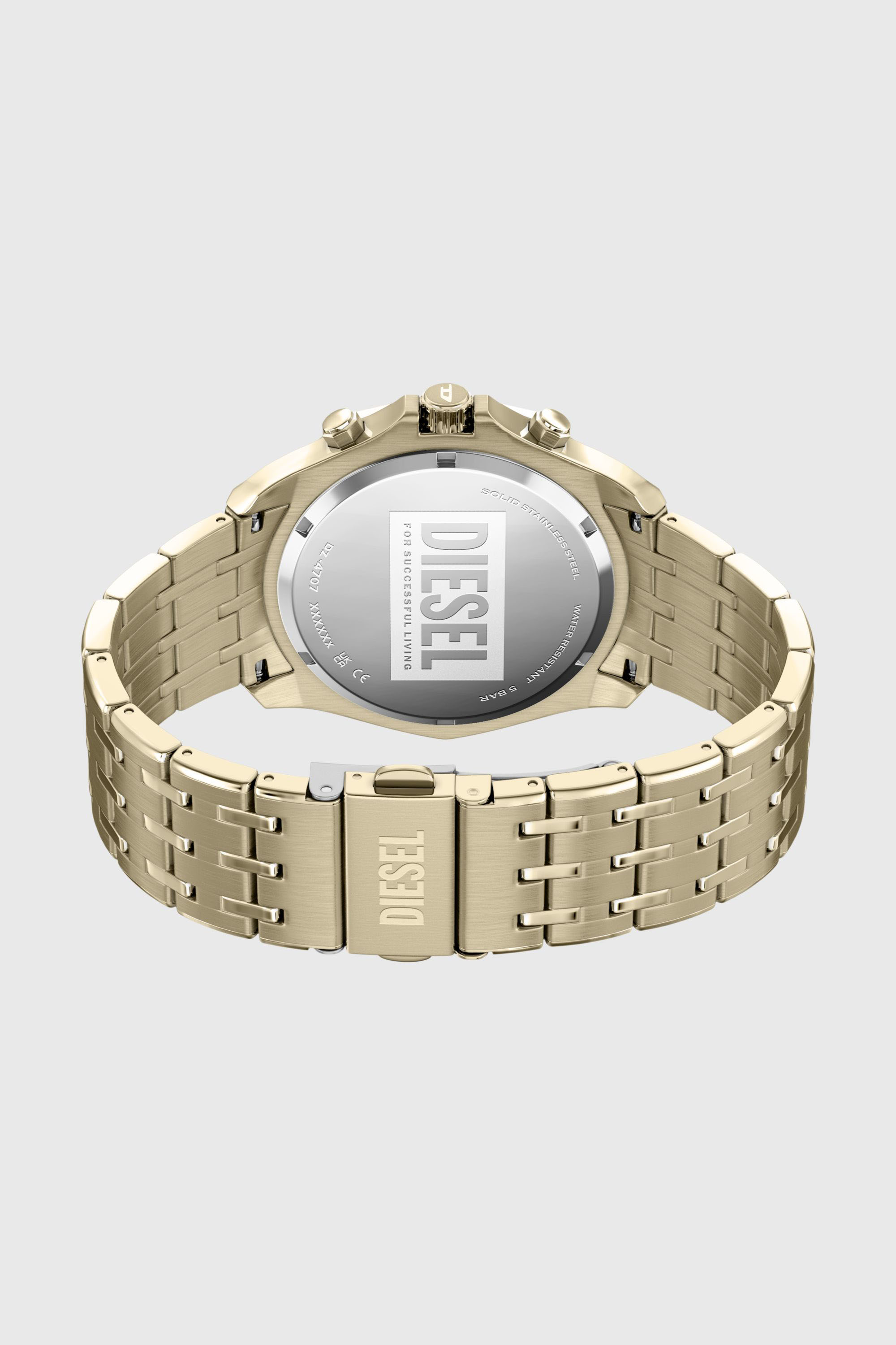 Diesel - DZ4707 WATCH, Male's Stinger Gold-Tone Stainless Steel Watch in ゴールド - 6
