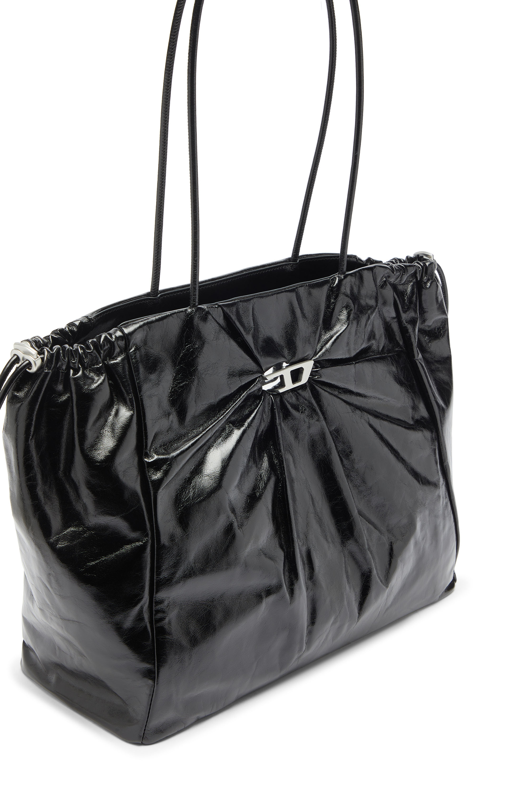 Diesel - SCRUNCH-D TOTE E/W, Female's トートバッグ in ブラック - 5
