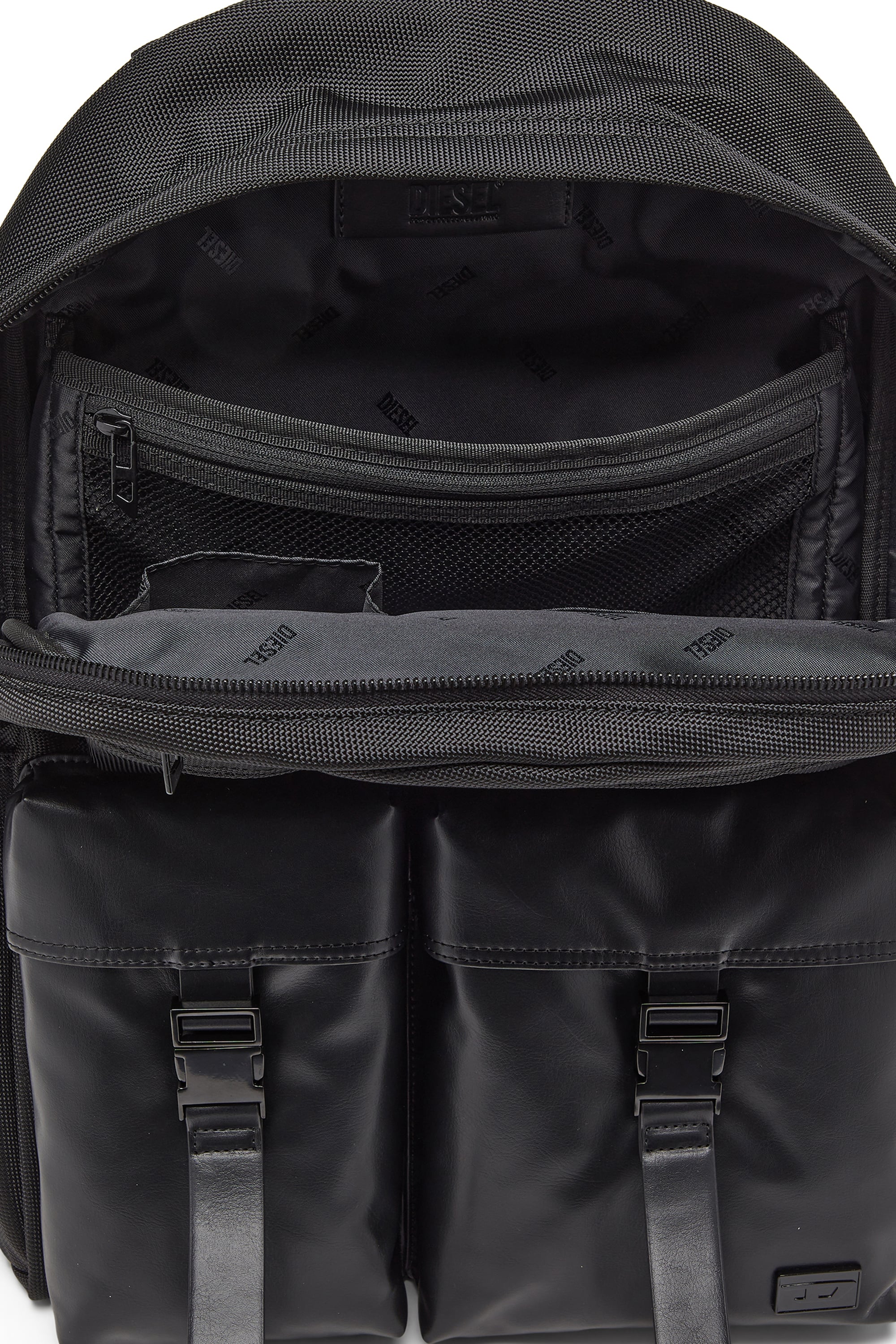 Diesel - MULTI-PKTS BACKPACK X, Unisex's バックパック in ブラック - 3