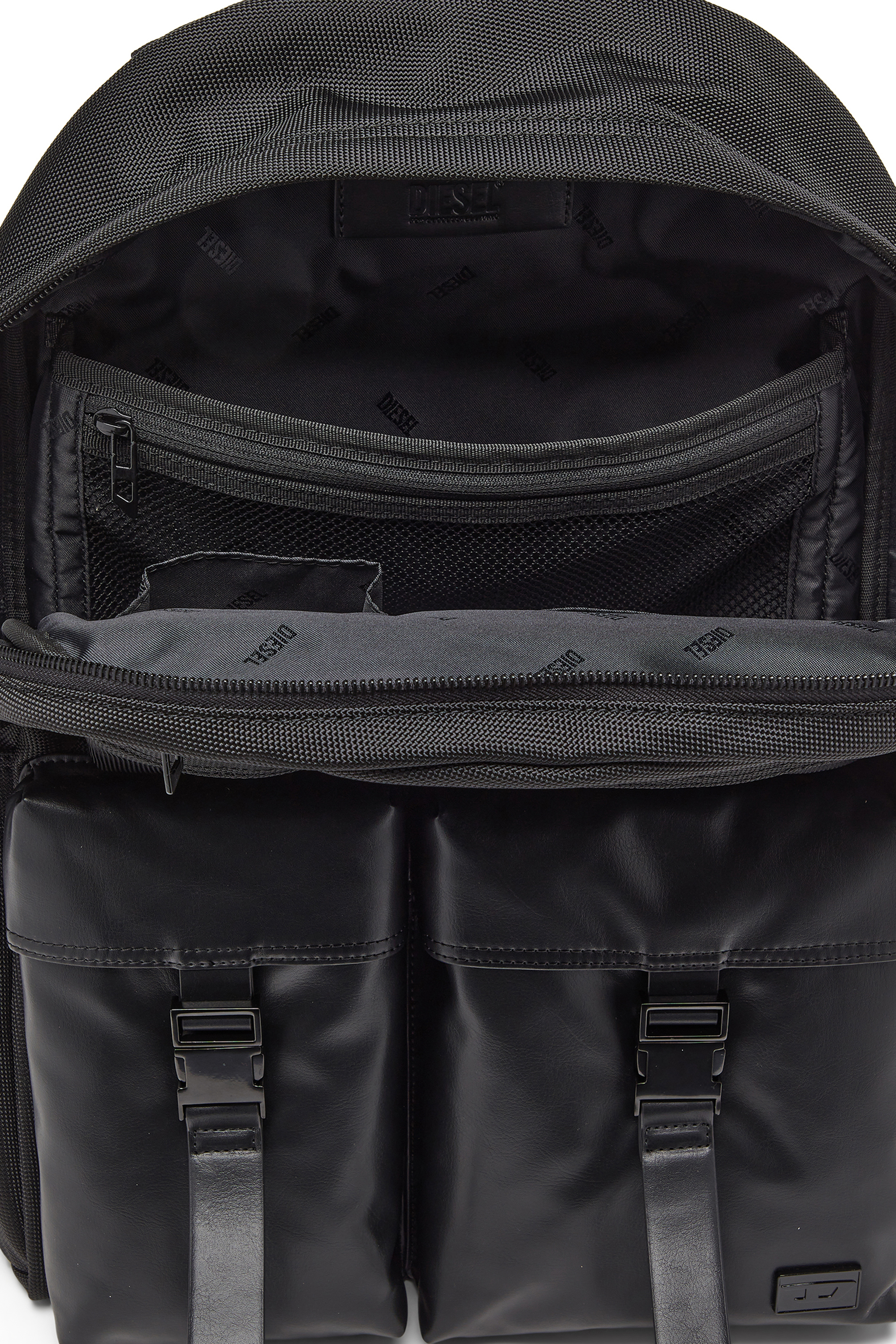 Diesel - MULTI-PKTS BACKPACK X, Unisex's バックパック in ブラック - 4