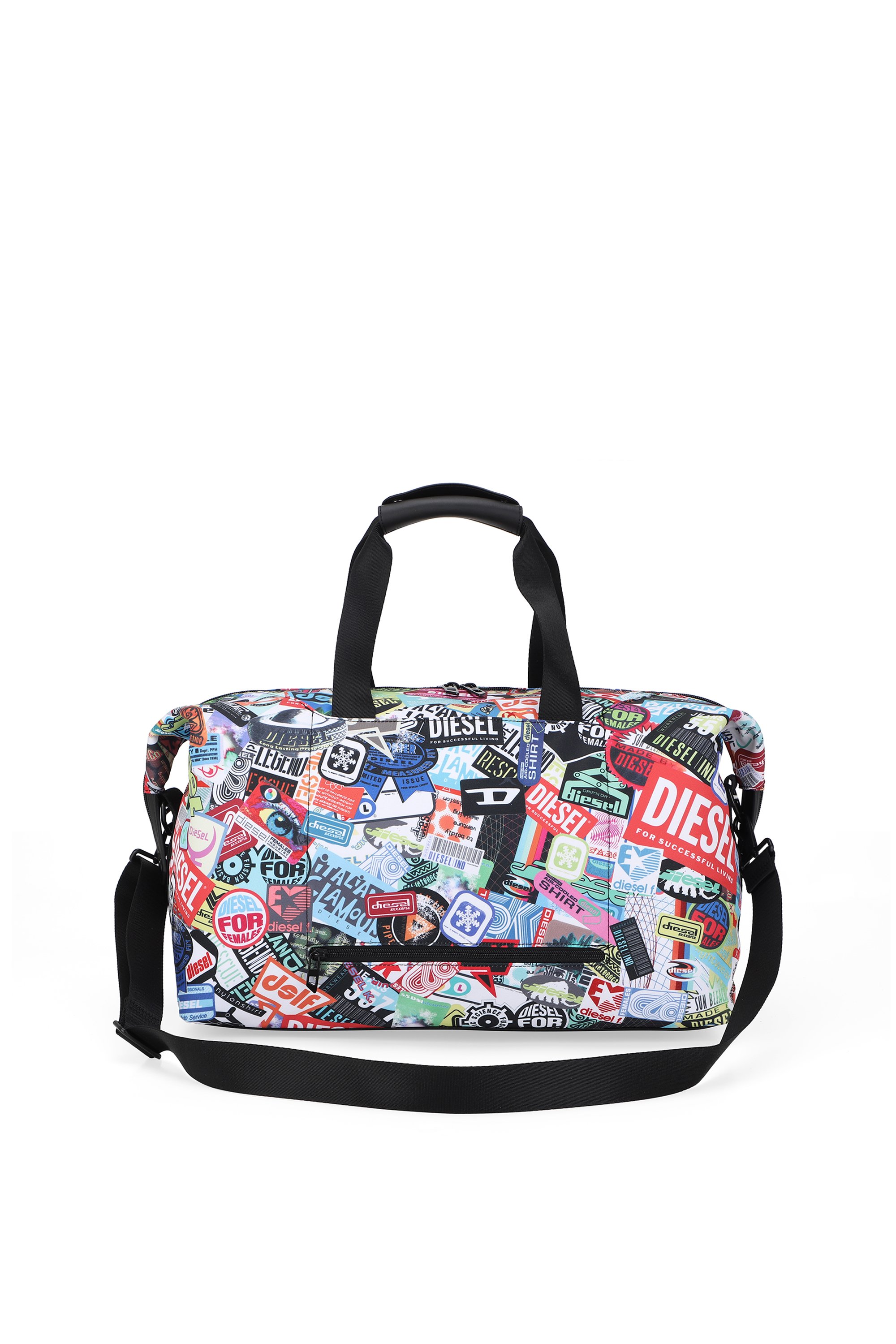 Diesel - DIESEL PC PRINTED DUFFLE-STICKERS- DSB00, Unisex's Pratical duffle bag with stickers in マルチカラー - 2