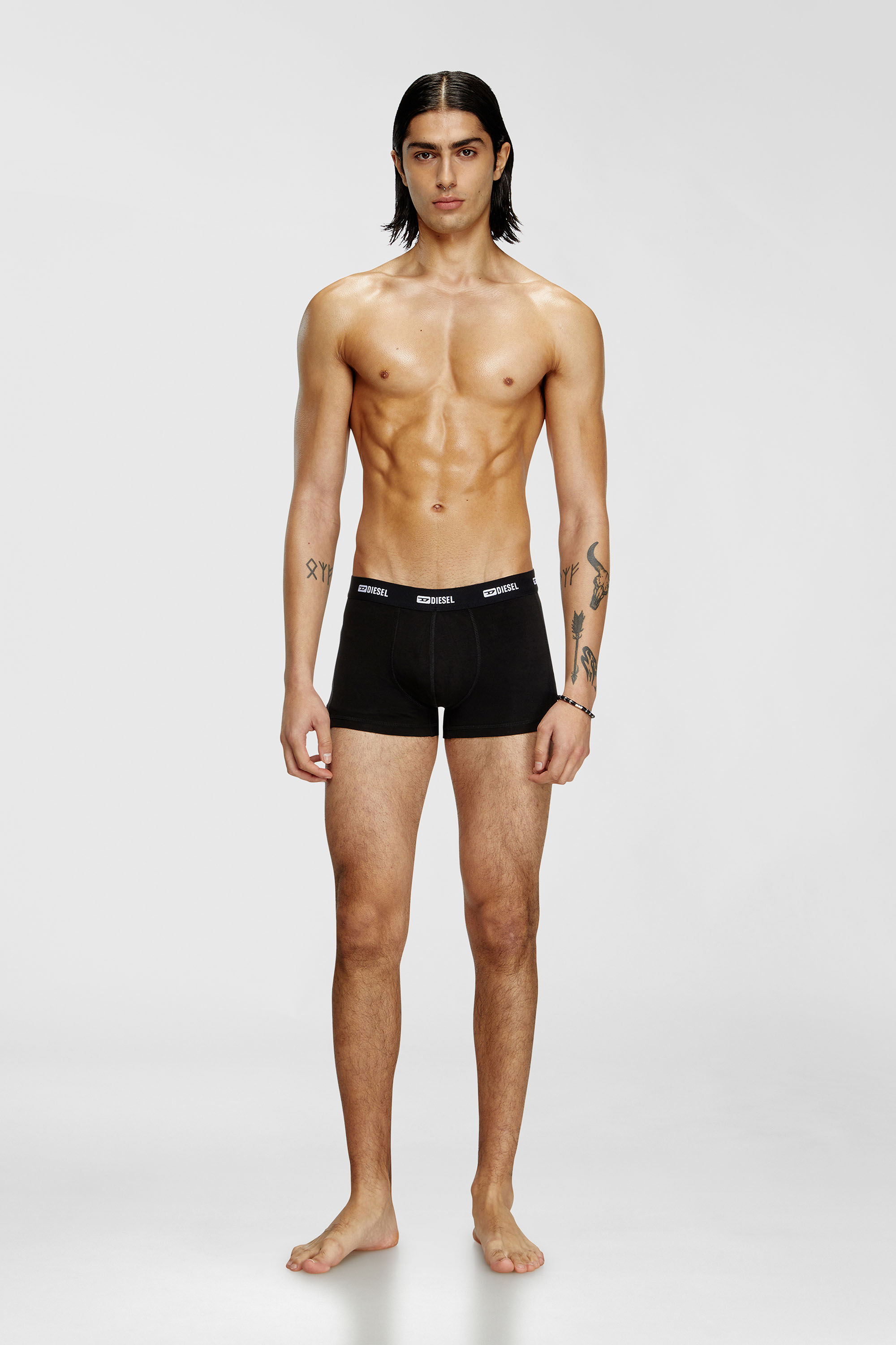 Diesel - DAMIEN-UTLT-3PACK, Male's ボクサーパンツ3枚パック in ブラック - 1