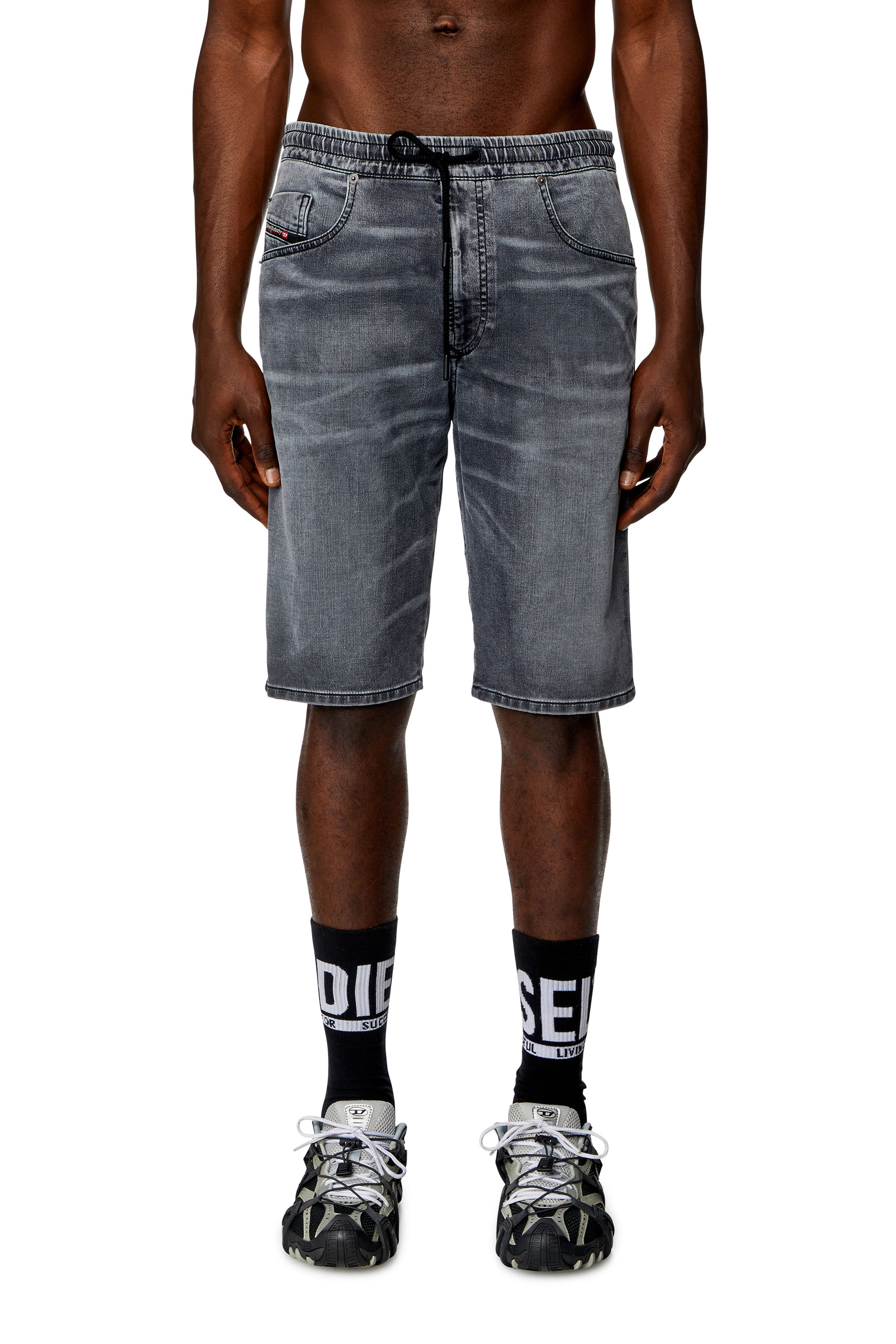 Diesel - 2033 D-KROOLEY-SHORT JOGG, ブラック - Image 1