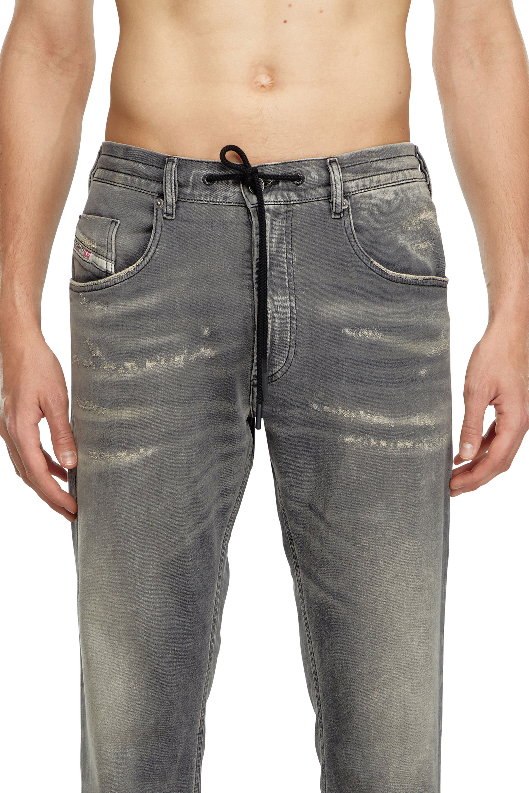 Diesel - Male's Regular 2030 D-Krooley Joggjeans® 068LQ, グレー - 5