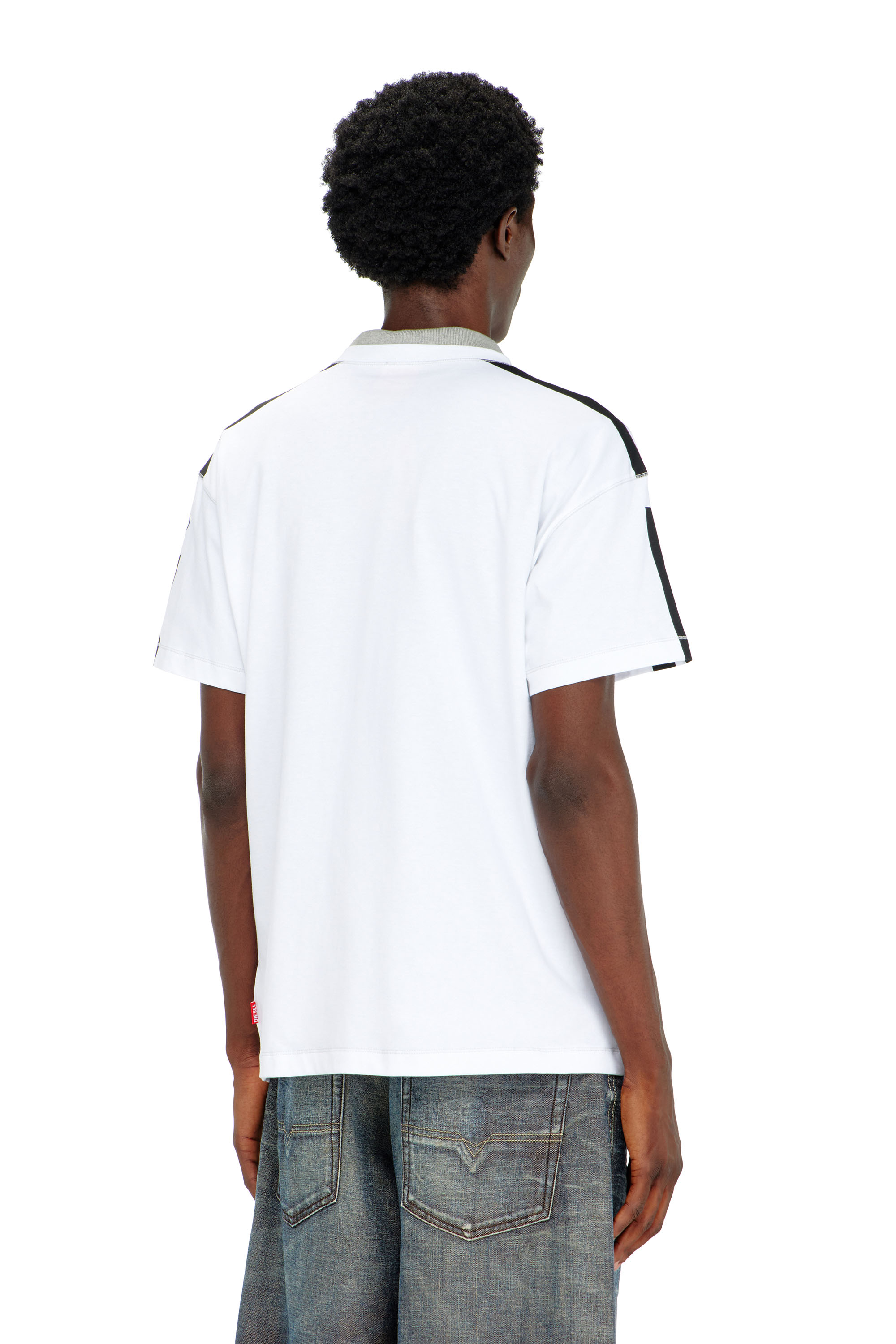 T-NORM-V12 Tシャツ｜ホワイト｜メンズ｜DIESEL