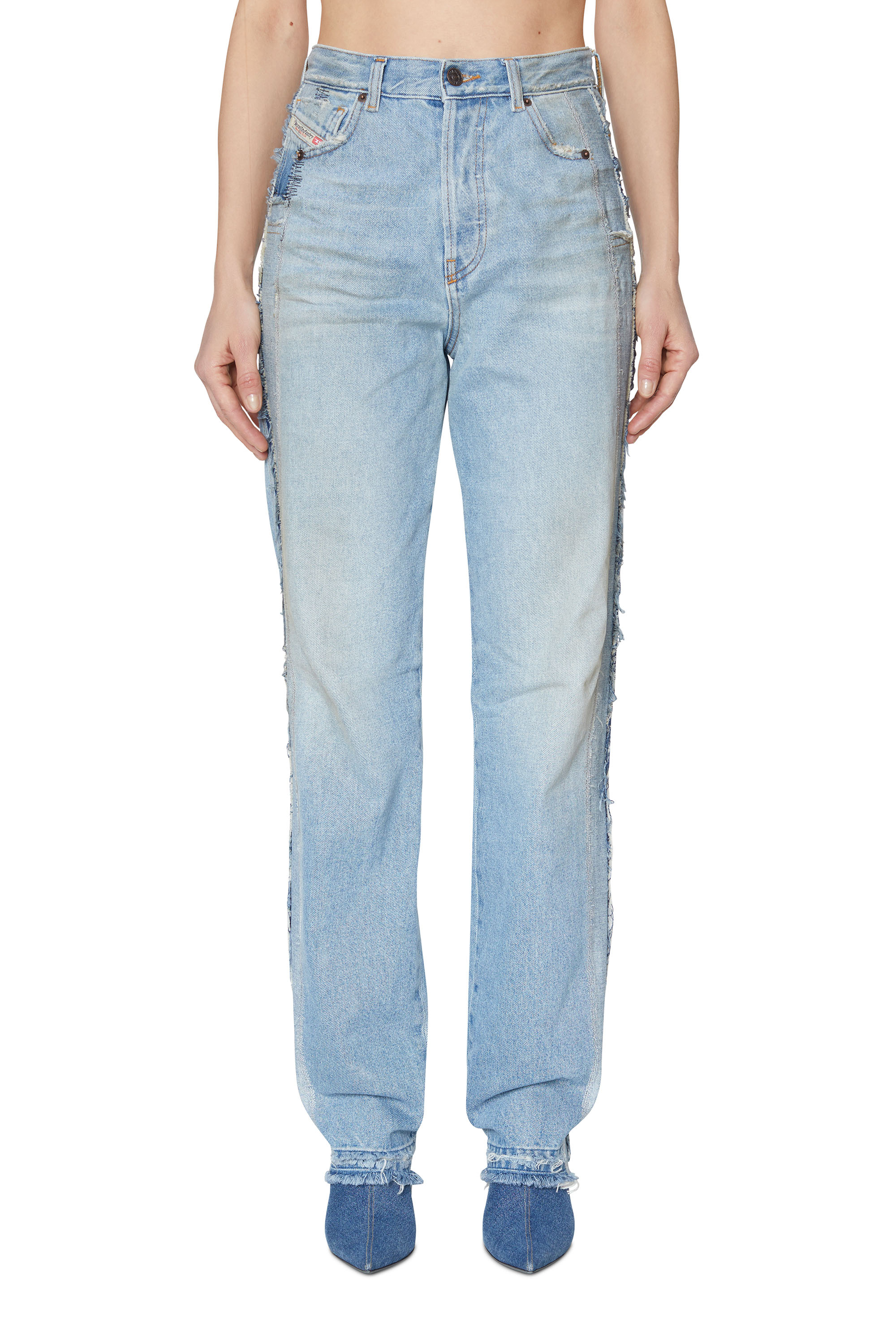 Diesel - Straight Jeans 1956 D-Tulip 09E24, ミディアムブルー - Image 1