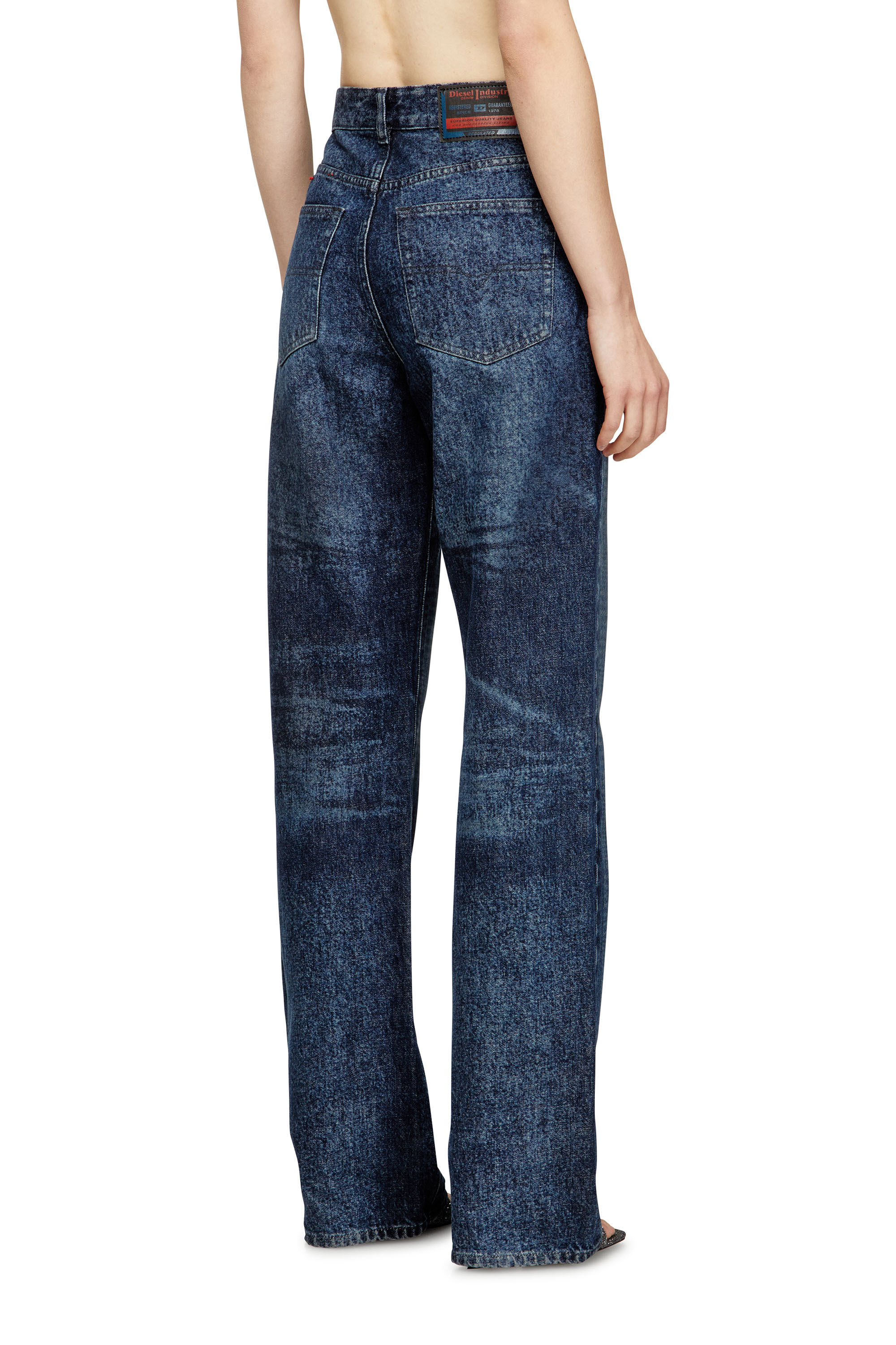 Diesel - Female's Regular Jeans 1971 D-Sent 007CV, ダークブルー - 3