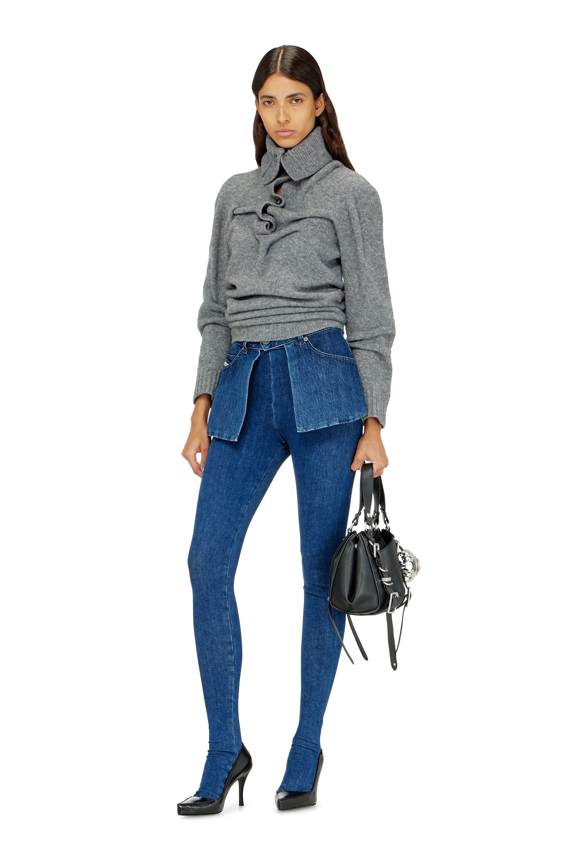 Diesel - Female's Skinny Jeans D-Spika 09R31, ダークブルー - 1