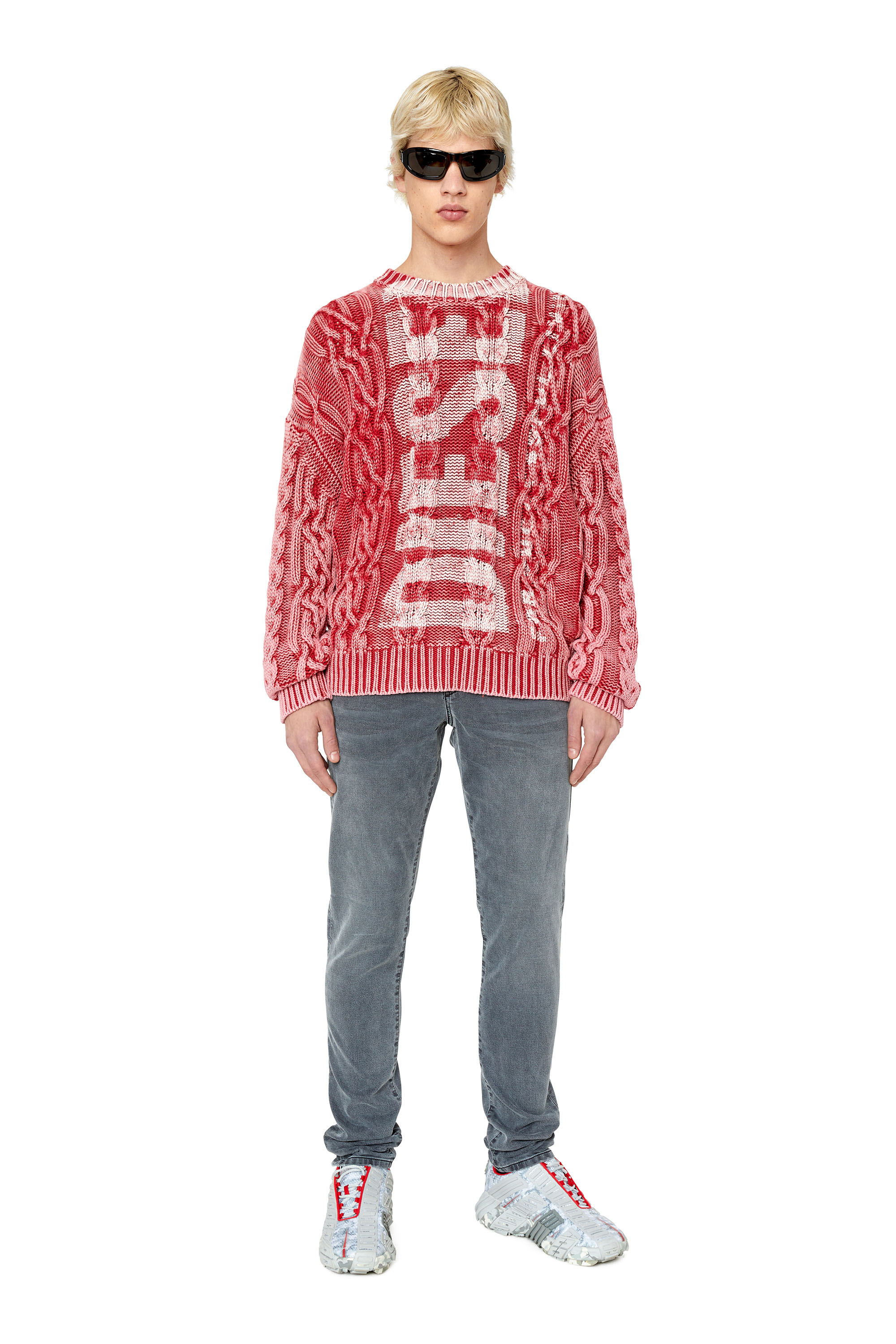 Diesel - Slim 2060 D-Strukt Joggjeans® 068CN, ブラック/ダークグレー - Image 4