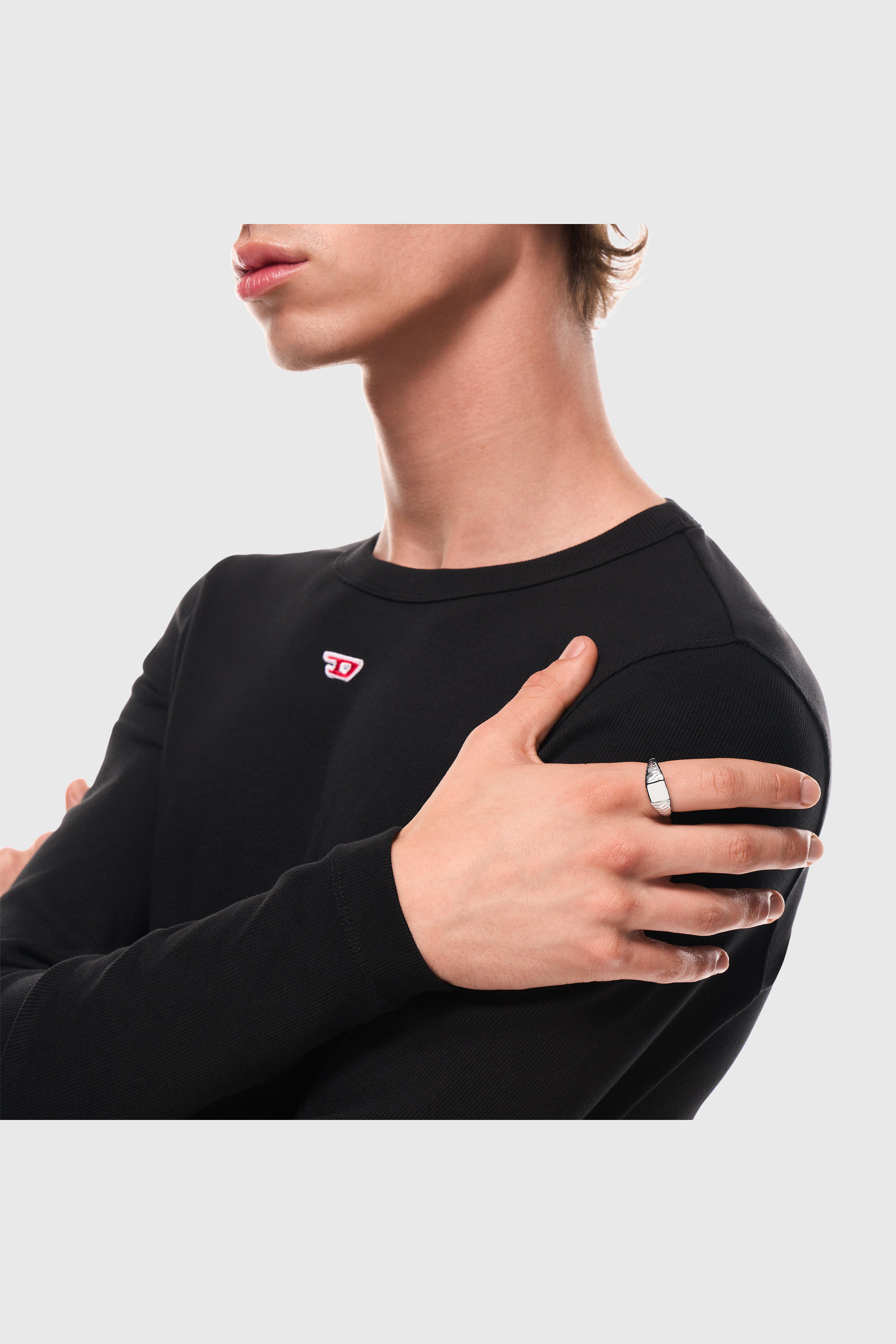 Diesel - DX1731040, Unisex's リング in シルバー - 5