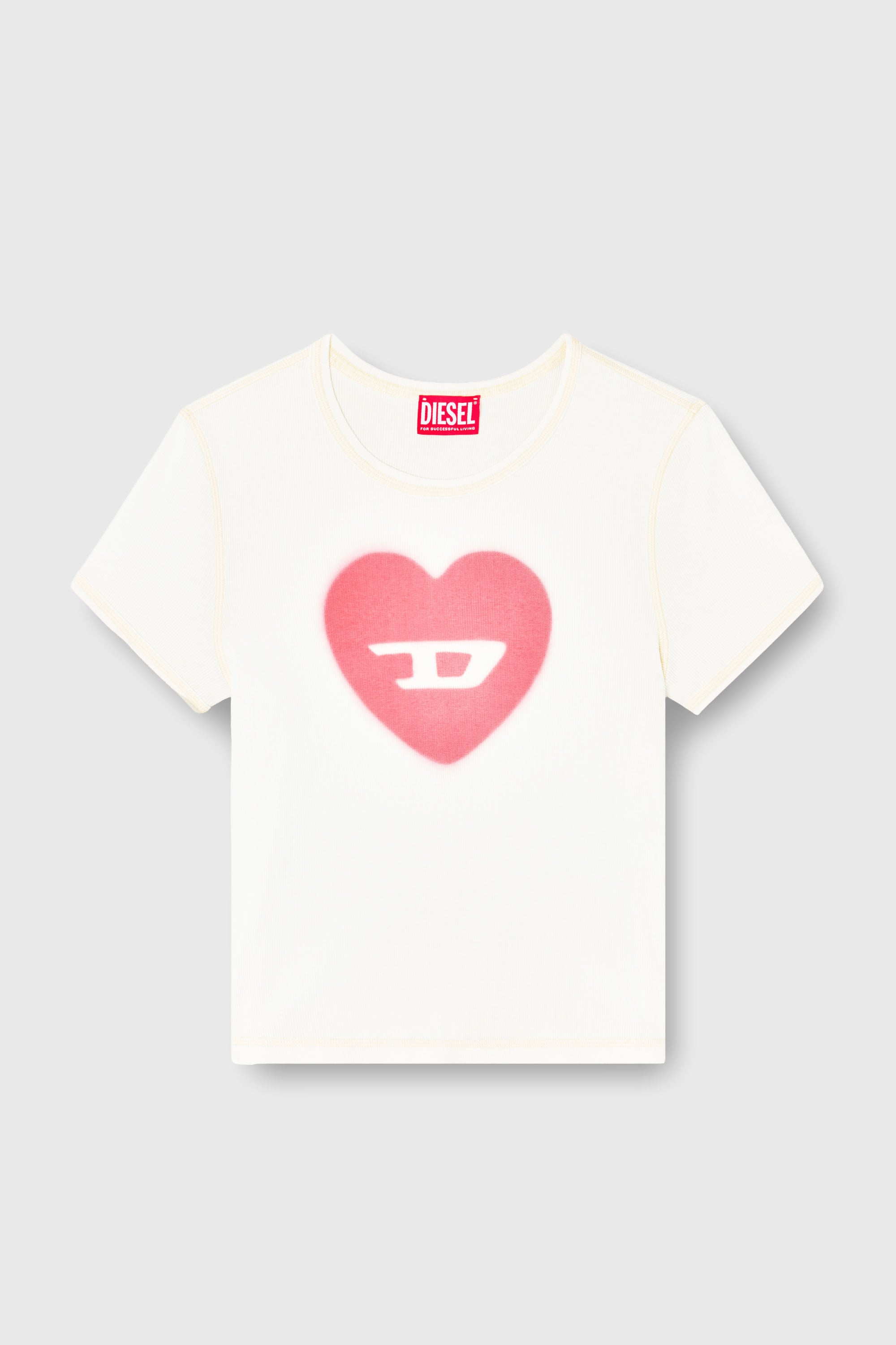 Diesel - T-ELE, Female's Tシャツ in ホワイト - 2