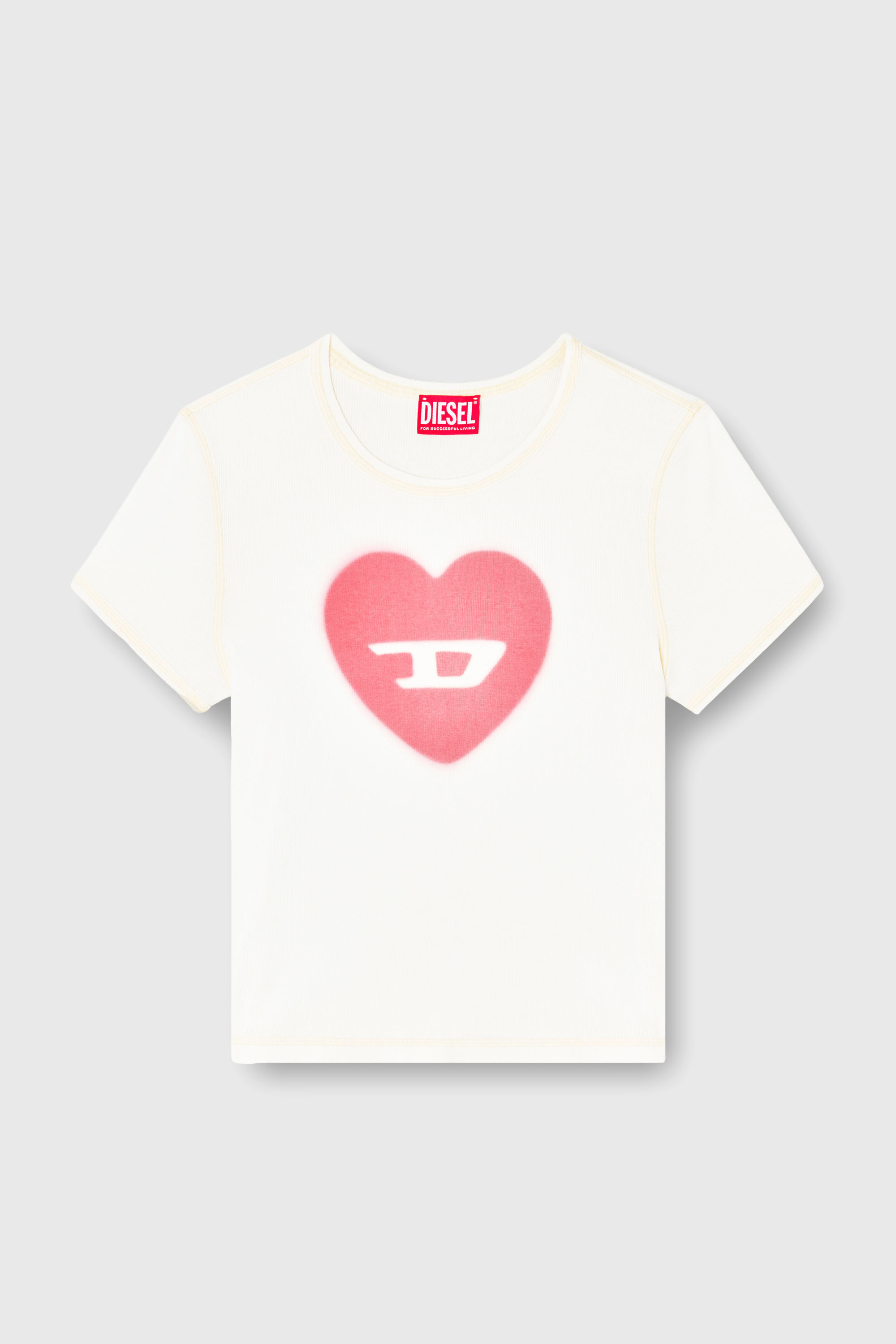 Diesel - T-ELE, Female's Tシャツ in ホワイト - 2